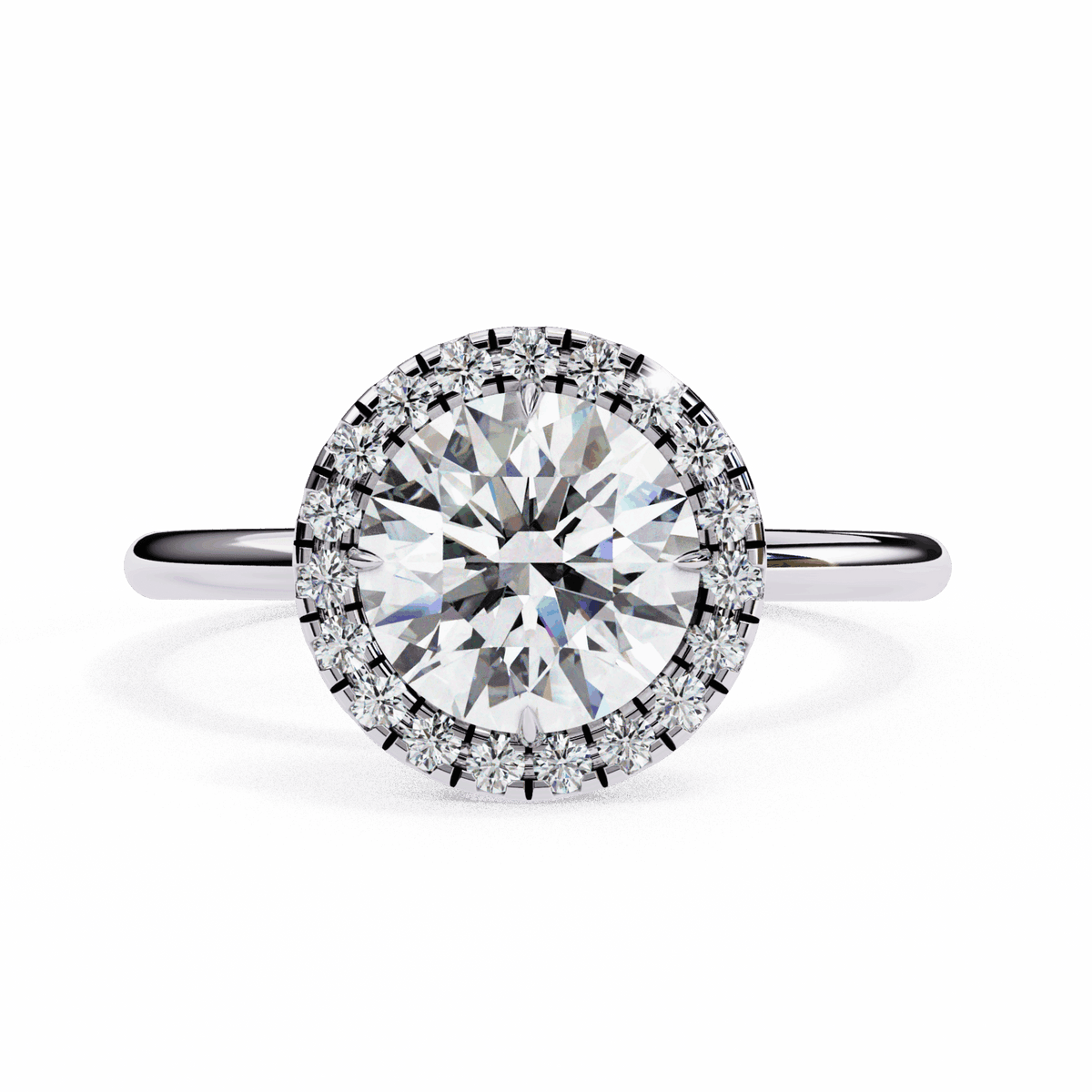 1.75 Carat Round Legacy Solitaire Ring in Moissanite | House of Estara