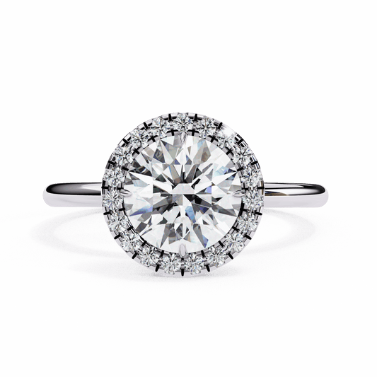 1.75 Carat Round Legacy Solitaire Ring in Moissanite | House of Estara