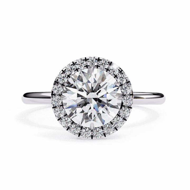 1.75 Carat Round Legacy Solitaire Ring in Moissanite | House of Estara