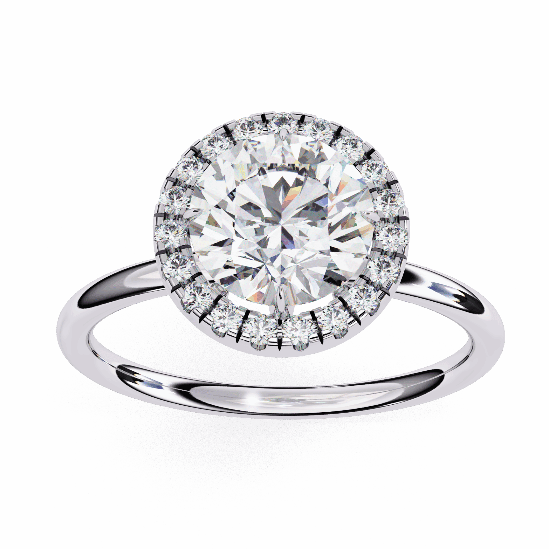1.75 Carat Round Legacy Solitaire Ring in Moissanite | House of Estara