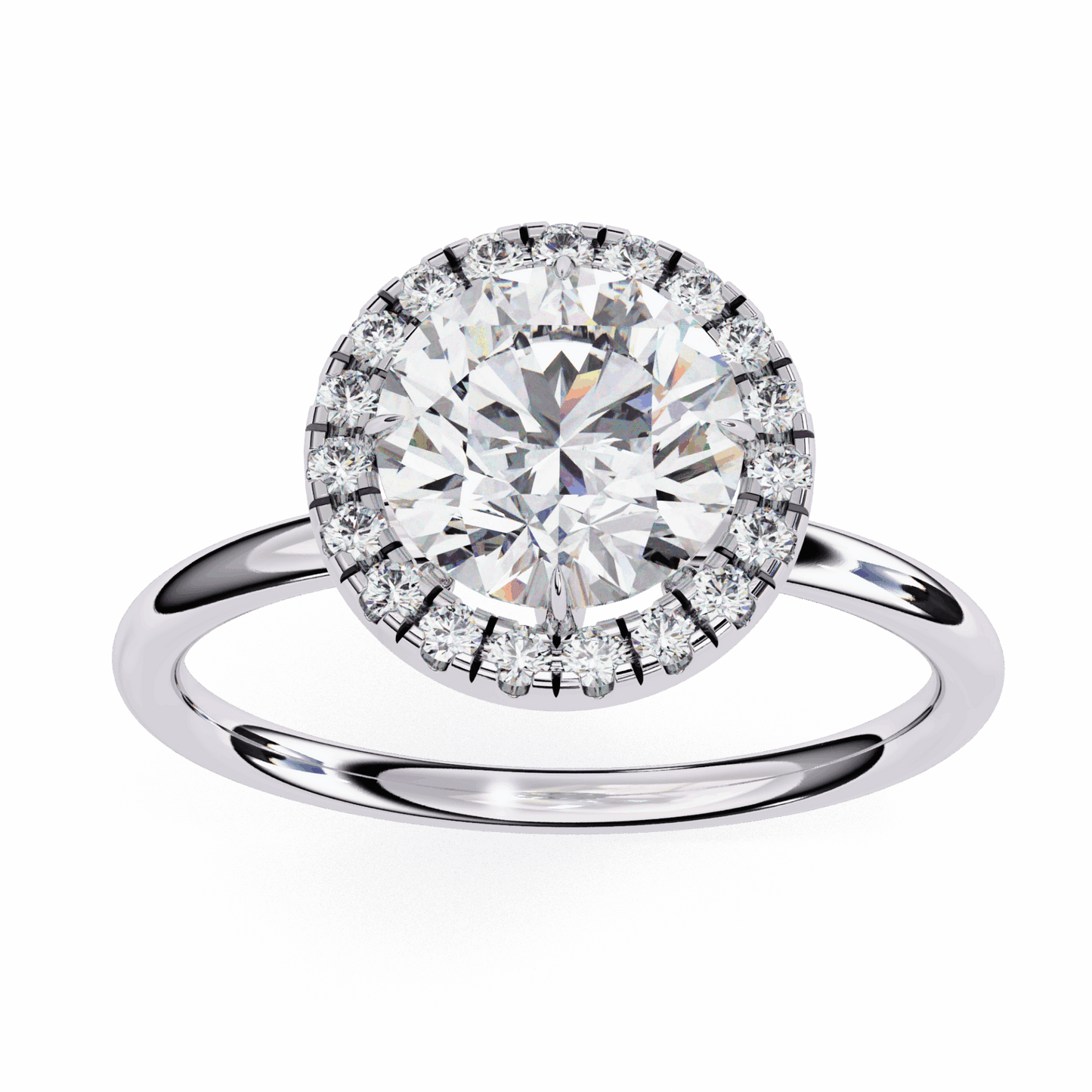 1.75 Carat Round Legacy Solitaire Ring in Moissanite | House of Estara