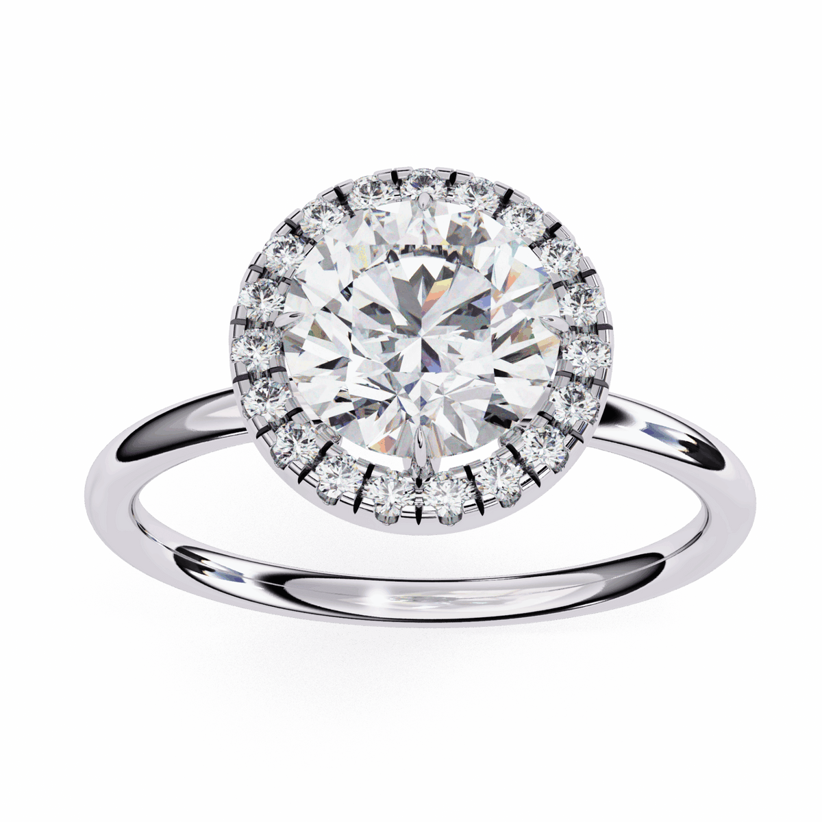 1.75 Carat Round Legacy Solitaire Ring in Moissanite | House of Estara