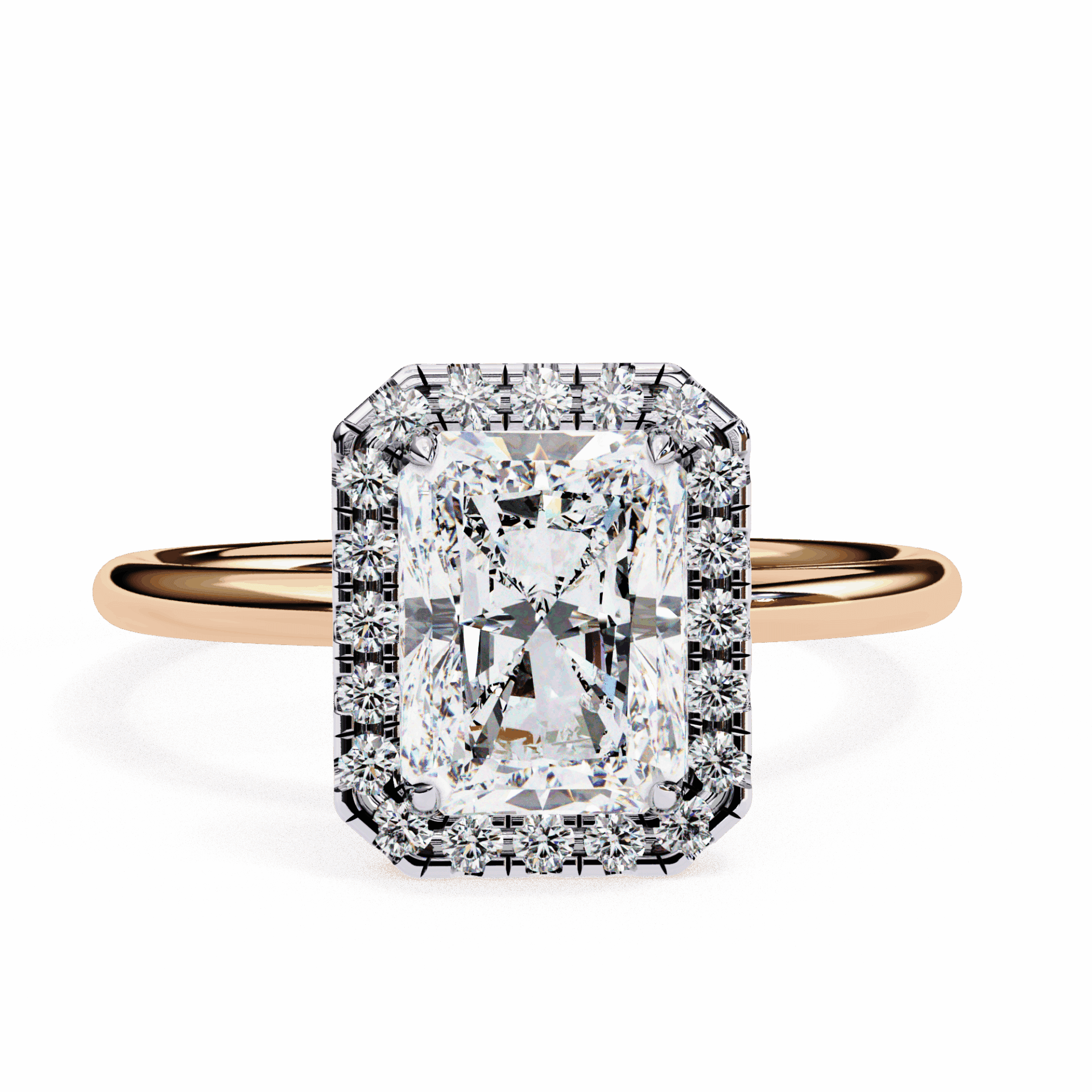 2 Carat Radiant Legacy Solitaire Ring in Moissanite | House of Estara