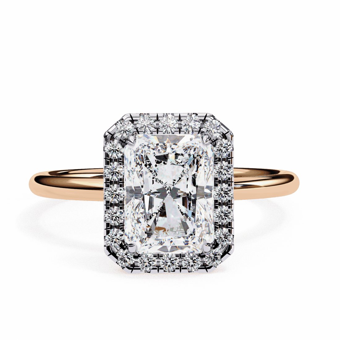 2 Carat Radiant Legacy Solitaire Ring in Moissanite | House of Estara