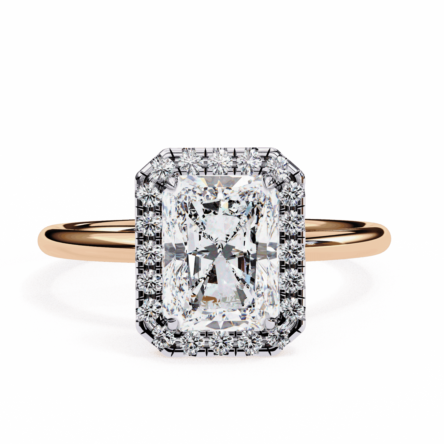 2 Carat Radiant Legacy Solitaire Ring in Moissanite | House of Estara