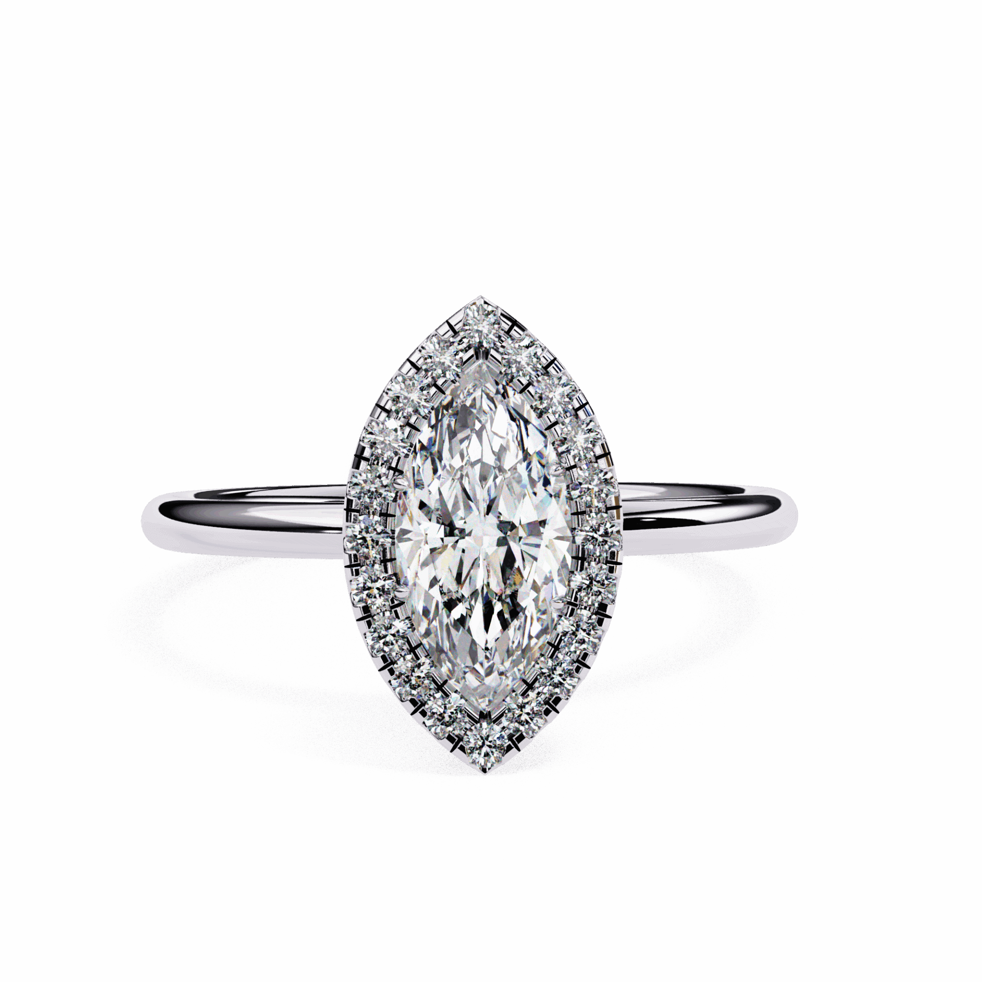 1 Carat Marquise Legacy Solitaire Ring in Moissanite | House of Estara