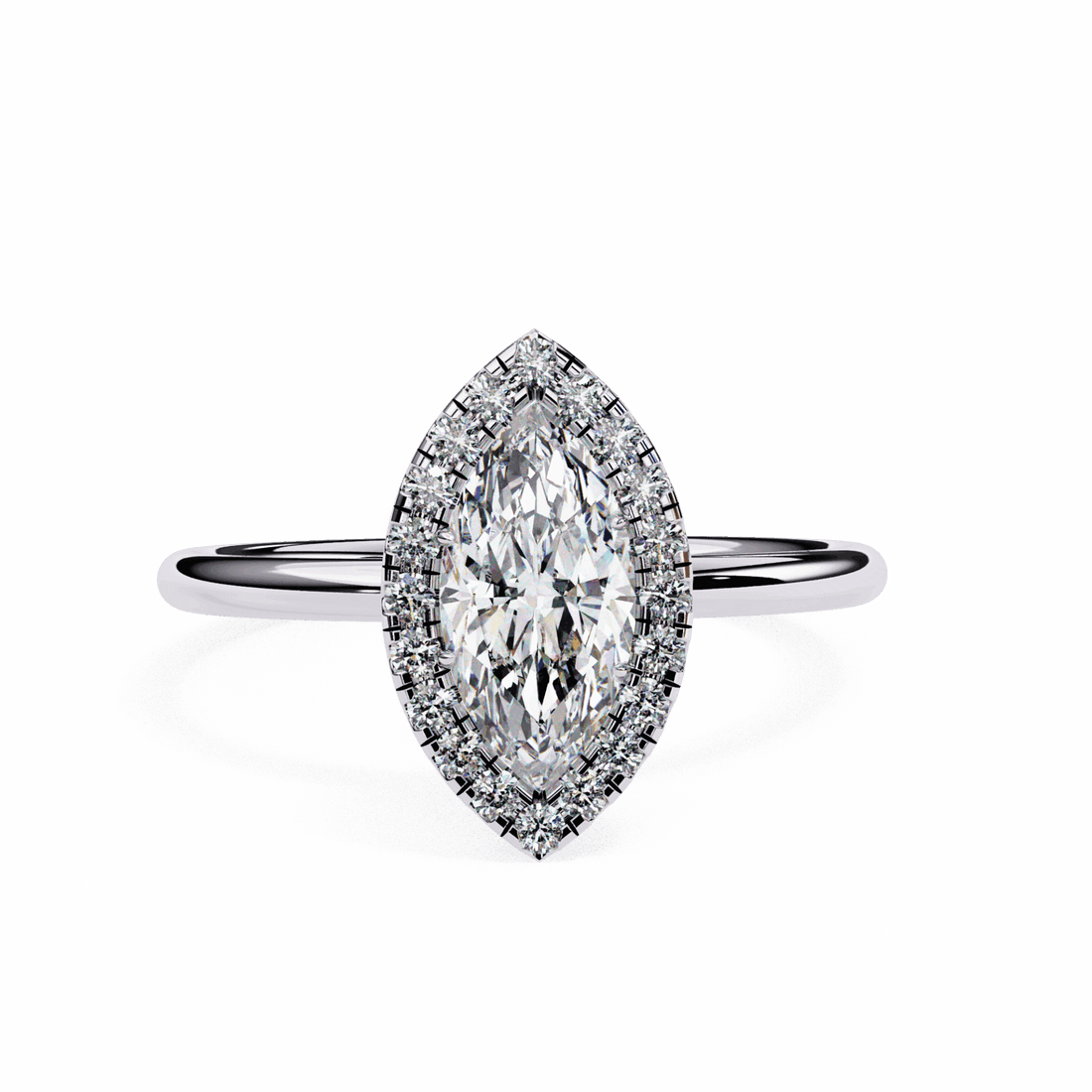 1 Carat Marquise Legacy Solitaire Ring in Moissanite | House of Estara