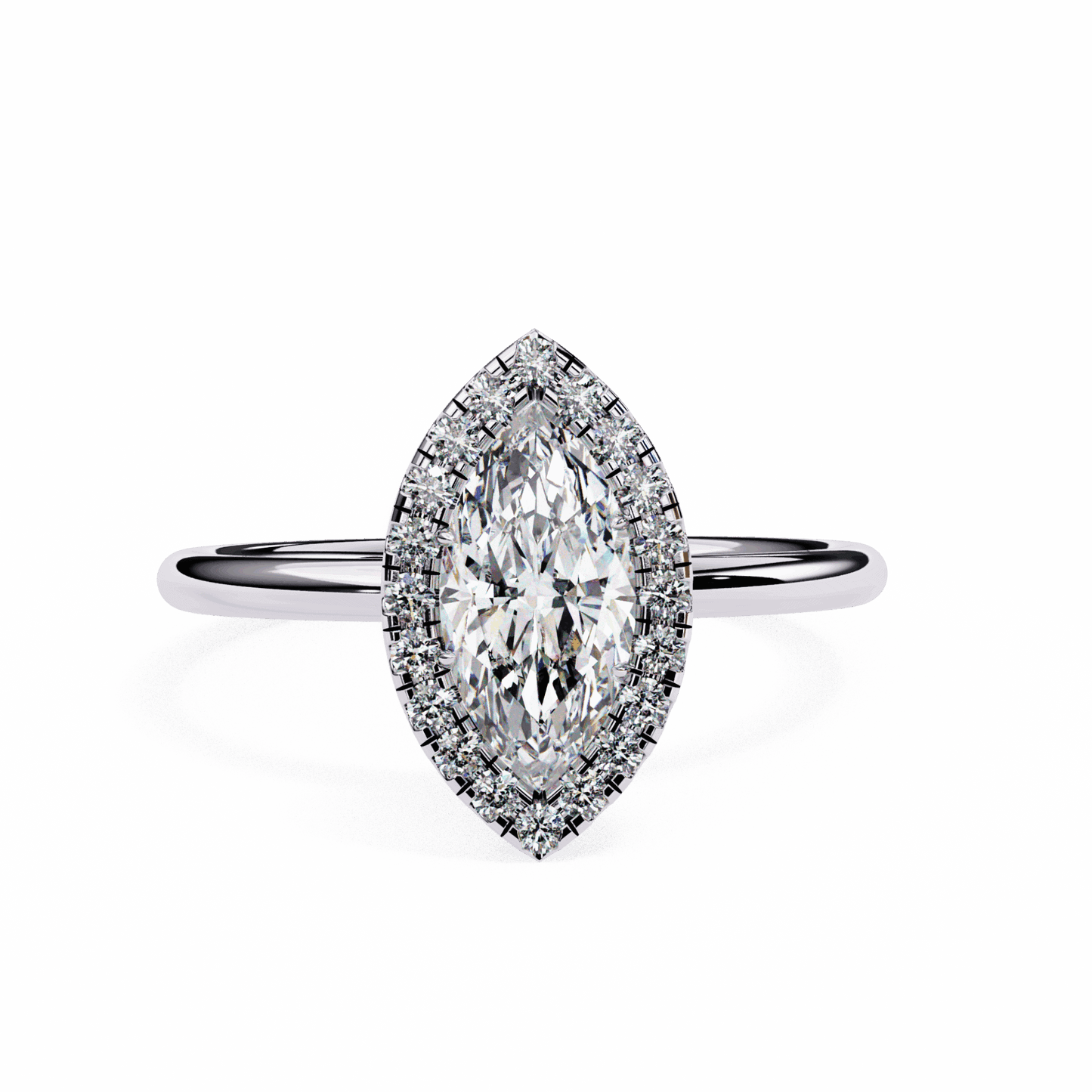 1 Carat Marquise Legacy Solitaire Ring in Moissanite | House of Estara