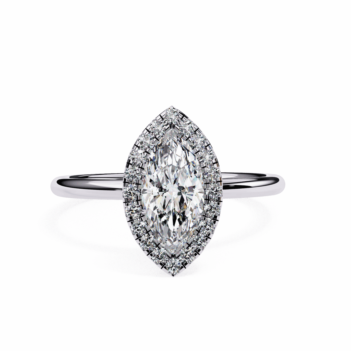 1 Carat Marquise Legacy Solitaire Ring in Moissanite | House of Estara