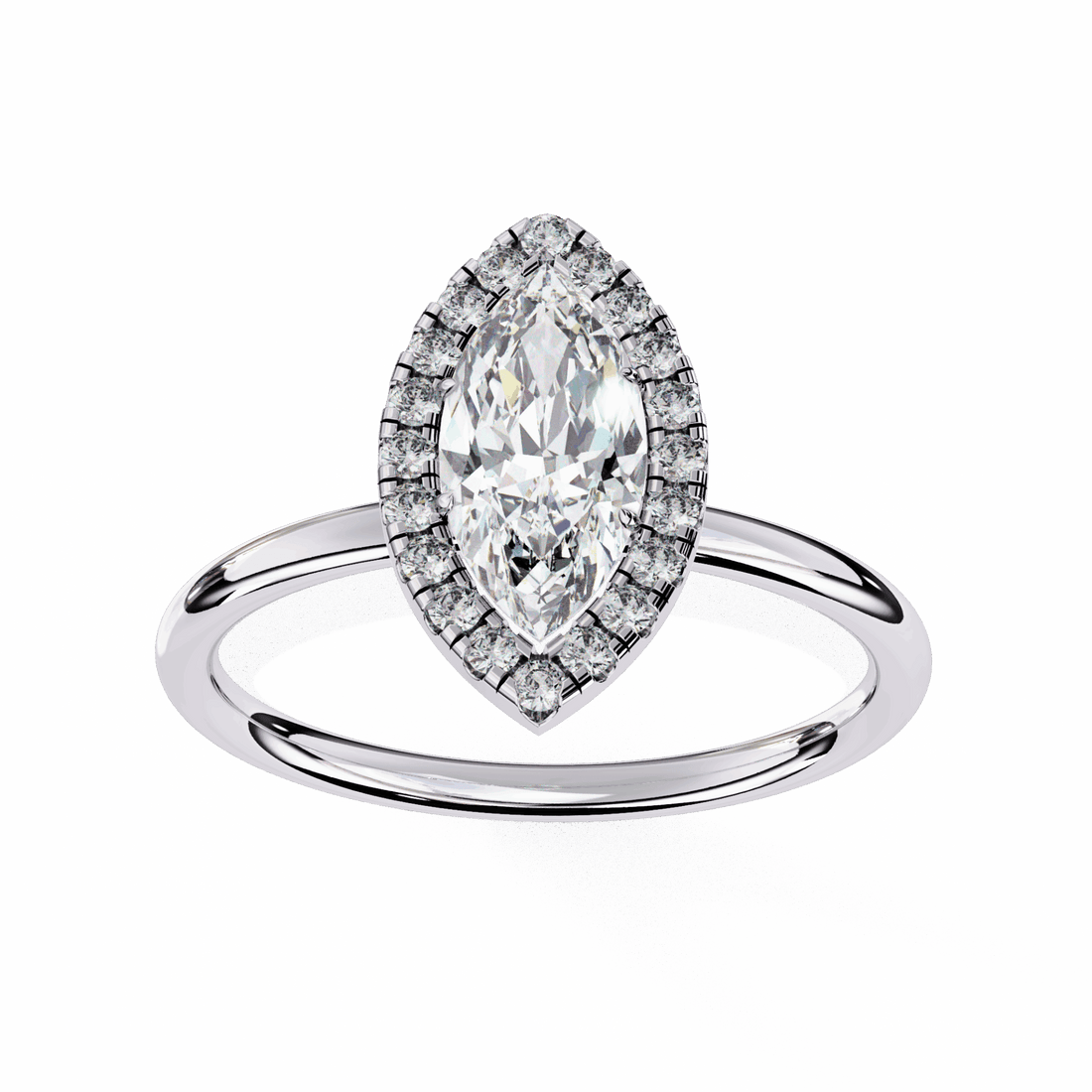 1 Carat Marquise Legacy Solitaire Ring in Moissanite | House of Estara