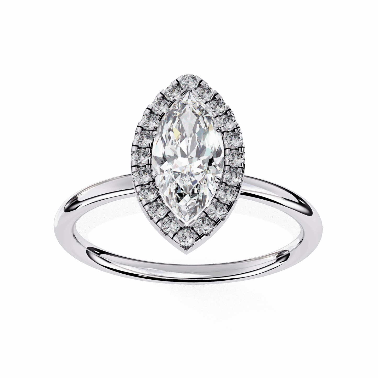 1 Carat Marquise Legacy Solitaire Ring in Moissanite | House of Estara