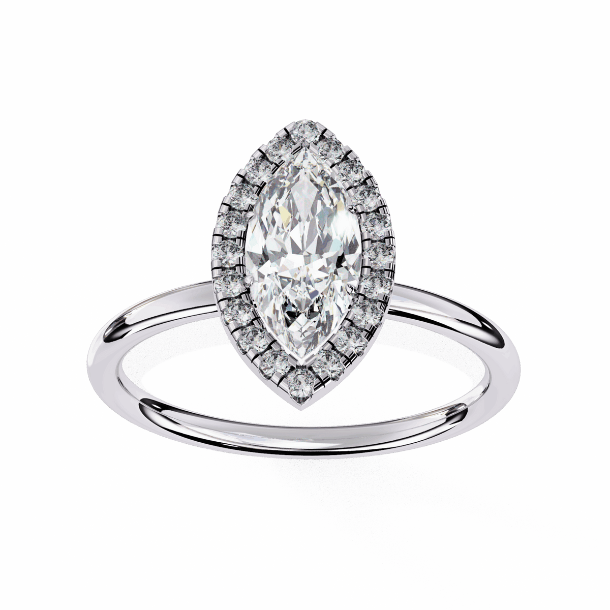 1 Carat Marquise Legacy Solitaire Ring in Moissanite | House of Estara