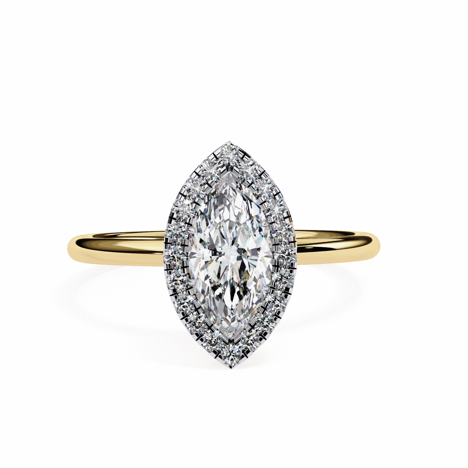 1 Carat Marquise Legacy Solitaire Ring in Moissanite | House of Estara
