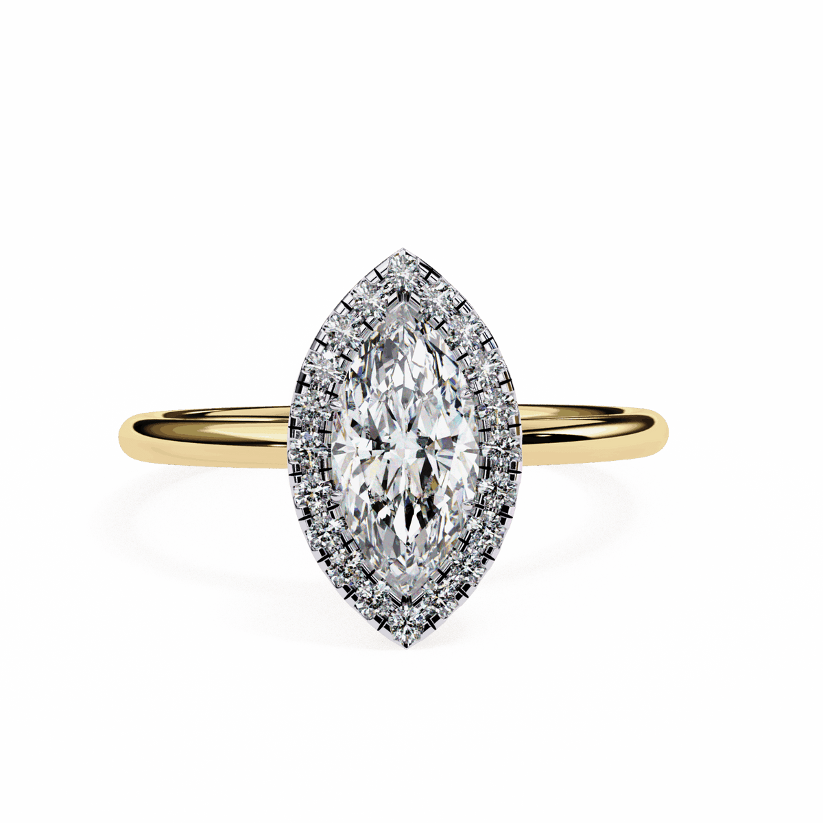 1 Carat Marquise Legacy Solitaire Ring in Moissanite | House of Estara