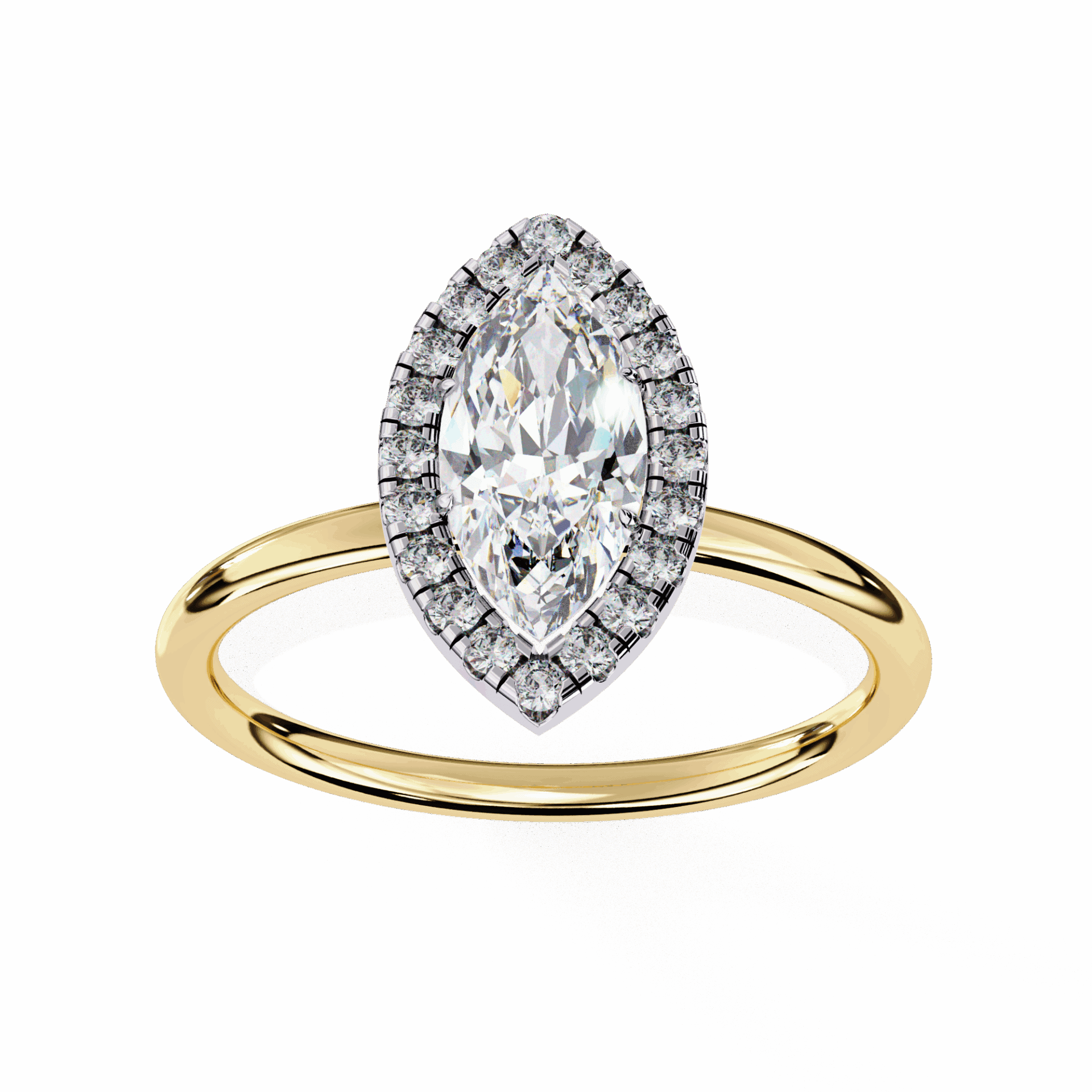 1 Carat Marquise Legacy Solitaire Ring in Moissanite | House of Estara