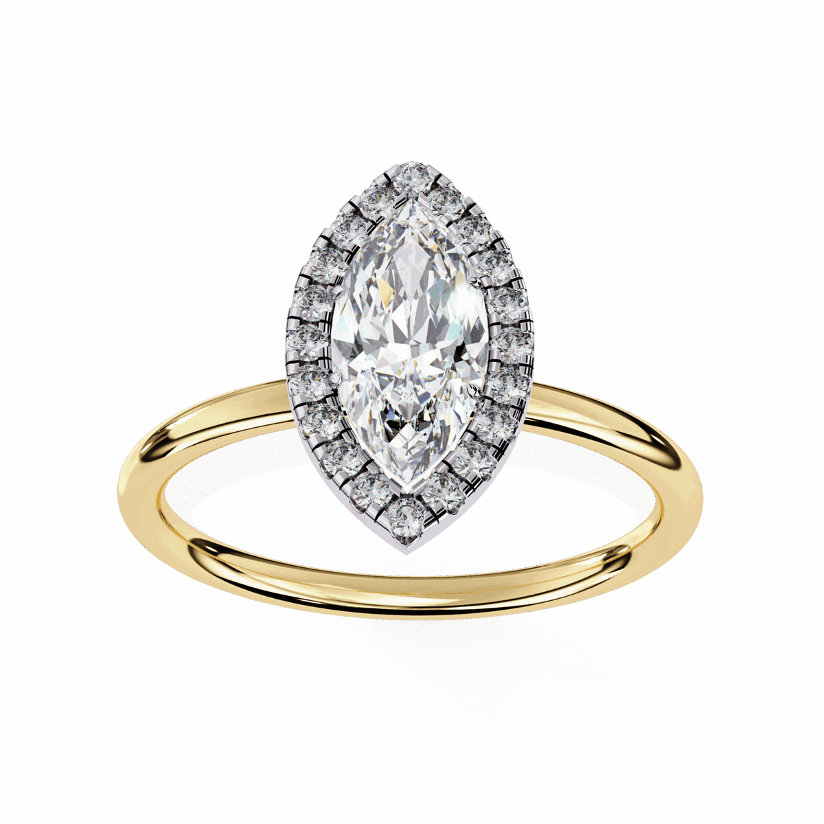 1 Carat Marquise Legacy Solitaire Ring in Moissanite | House of Estara
