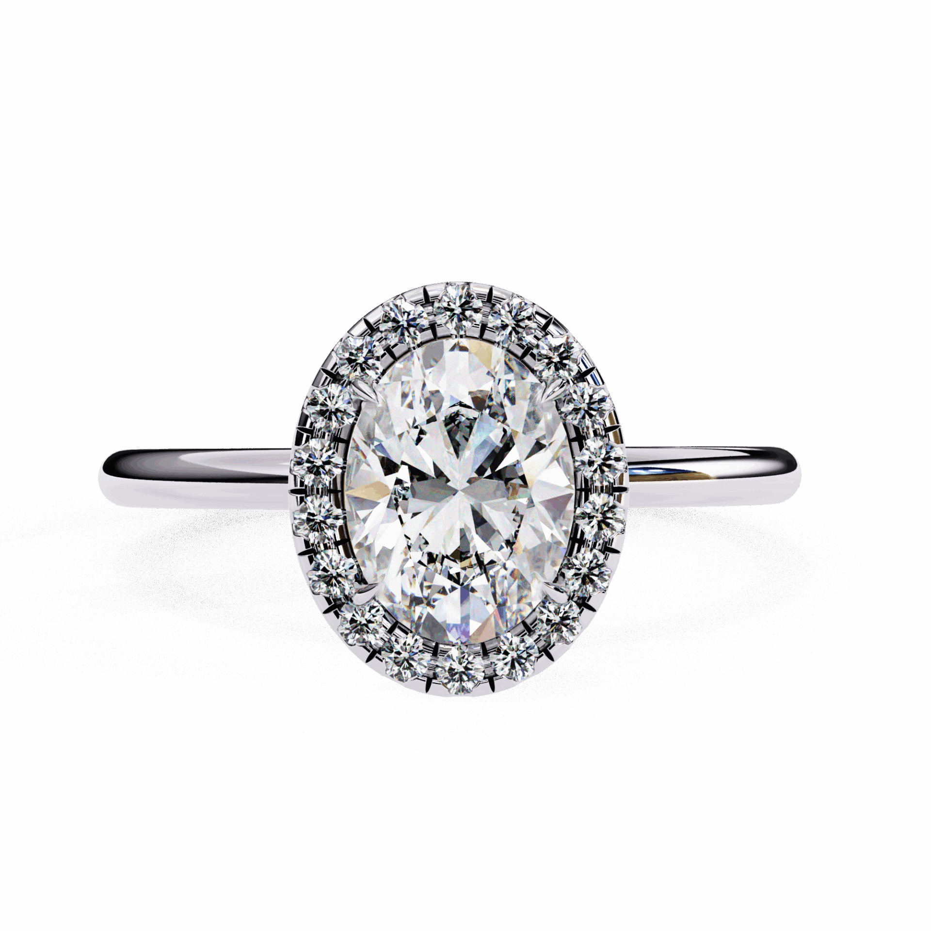 1.25 Carat Oval Legacy Solitaire Ring in Moissanite | House of Estara