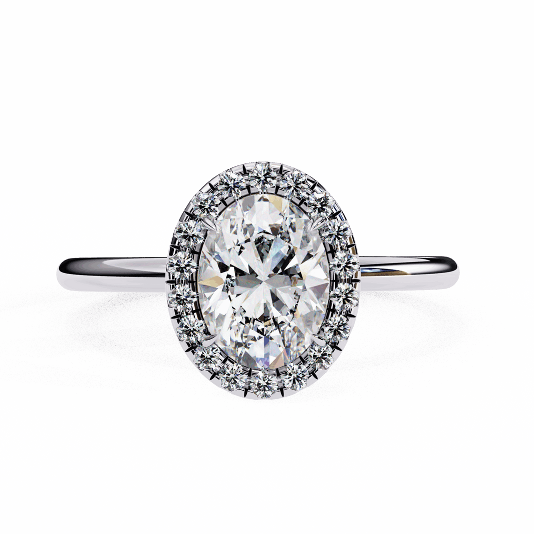 1.25 Carat Oval Legacy Solitaire Ring in Moissanite | House of Estara