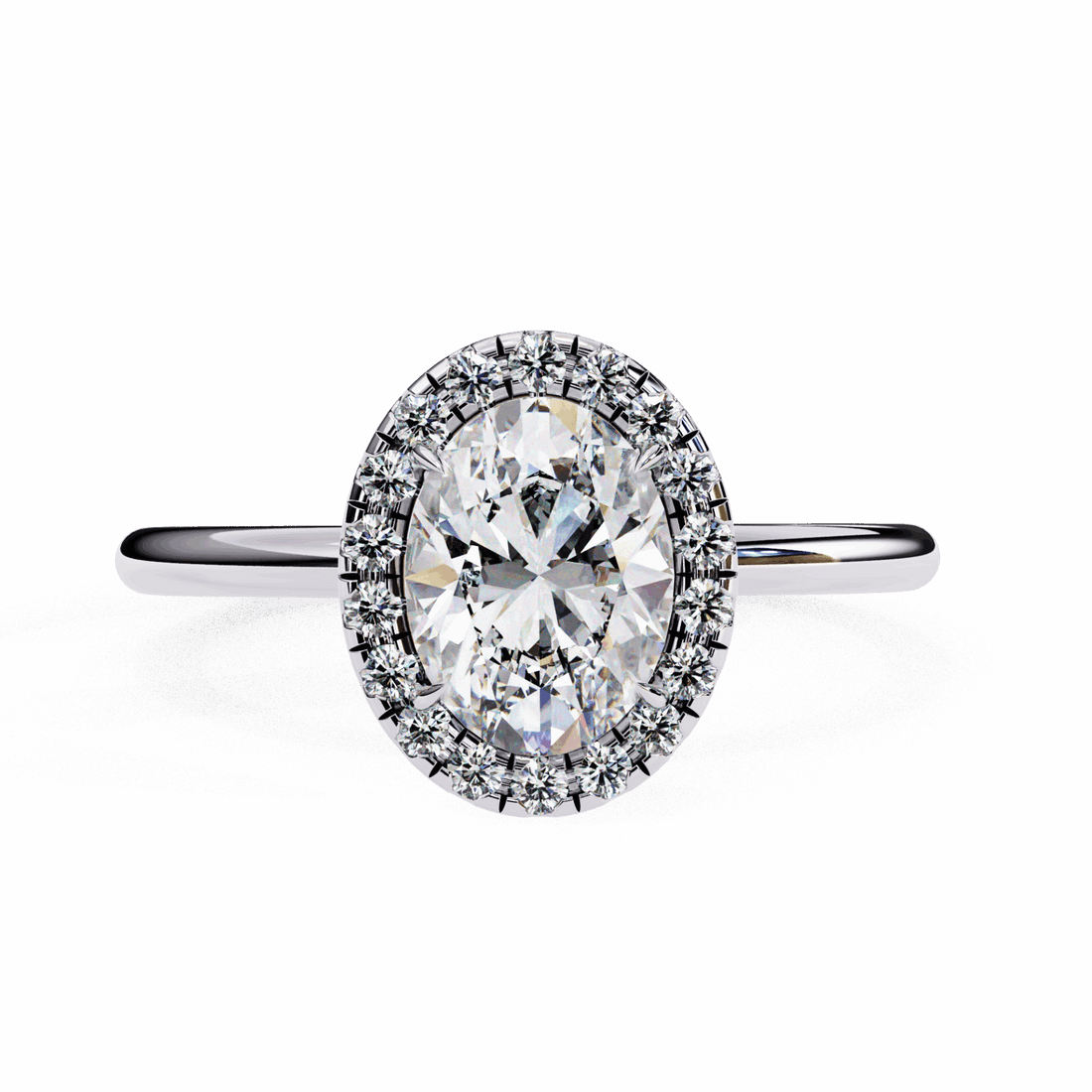 1.25 Carat Oval Legacy Solitaire Ring in Moissanite | House of Estara