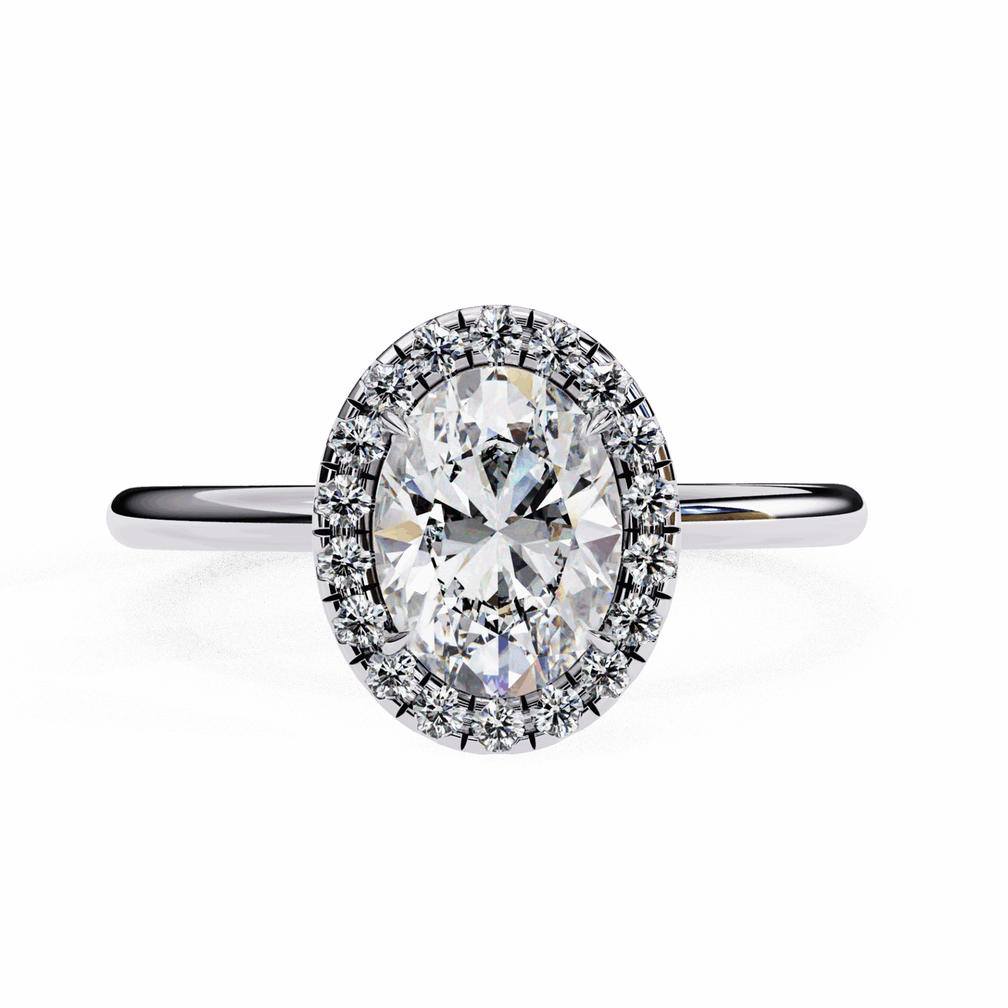 1.25 Carat Oval Legacy Solitaire Ring in Moissanite | House of Estara