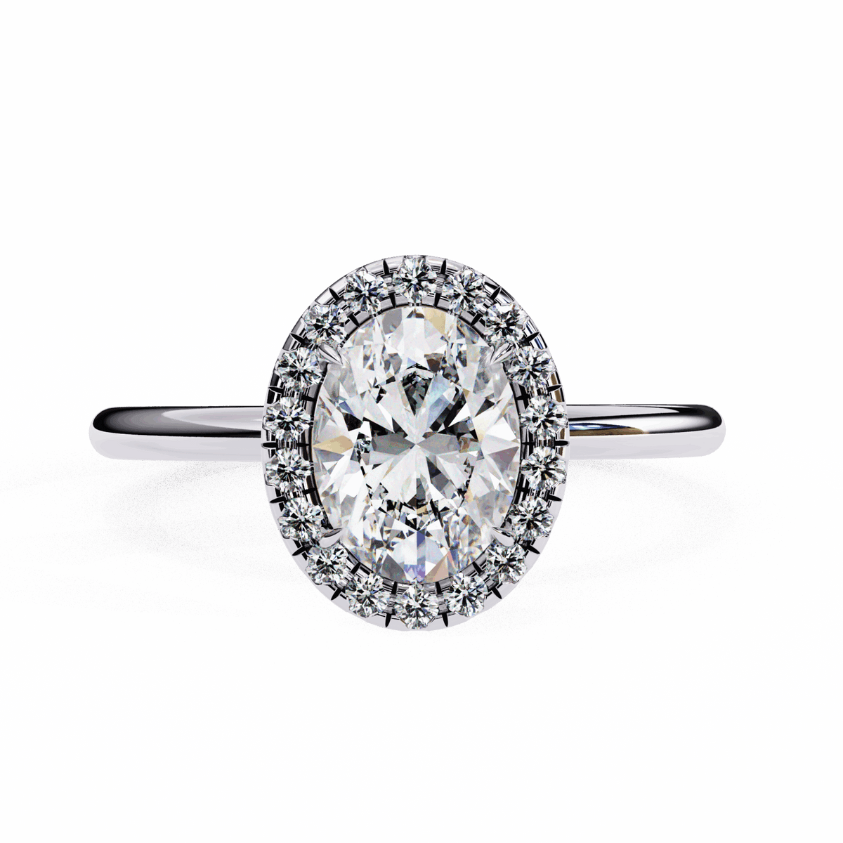 1.25 Carat Oval Legacy Solitaire Ring in Moissanite | House of Estara