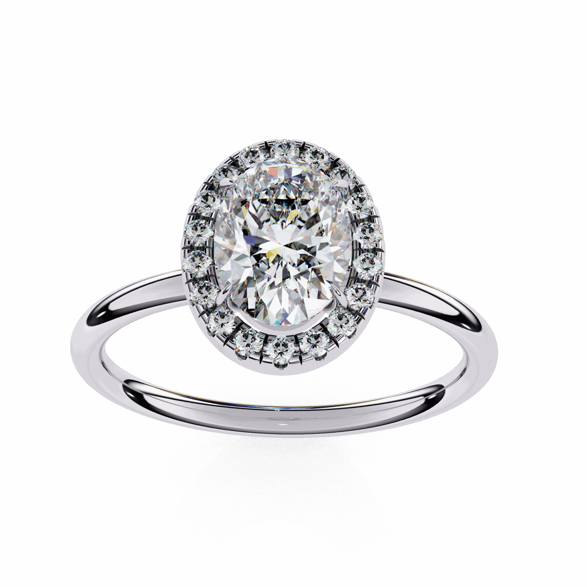 1.25 Carat Oval Legacy Solitaire Ring in Moissanite | House of Estara