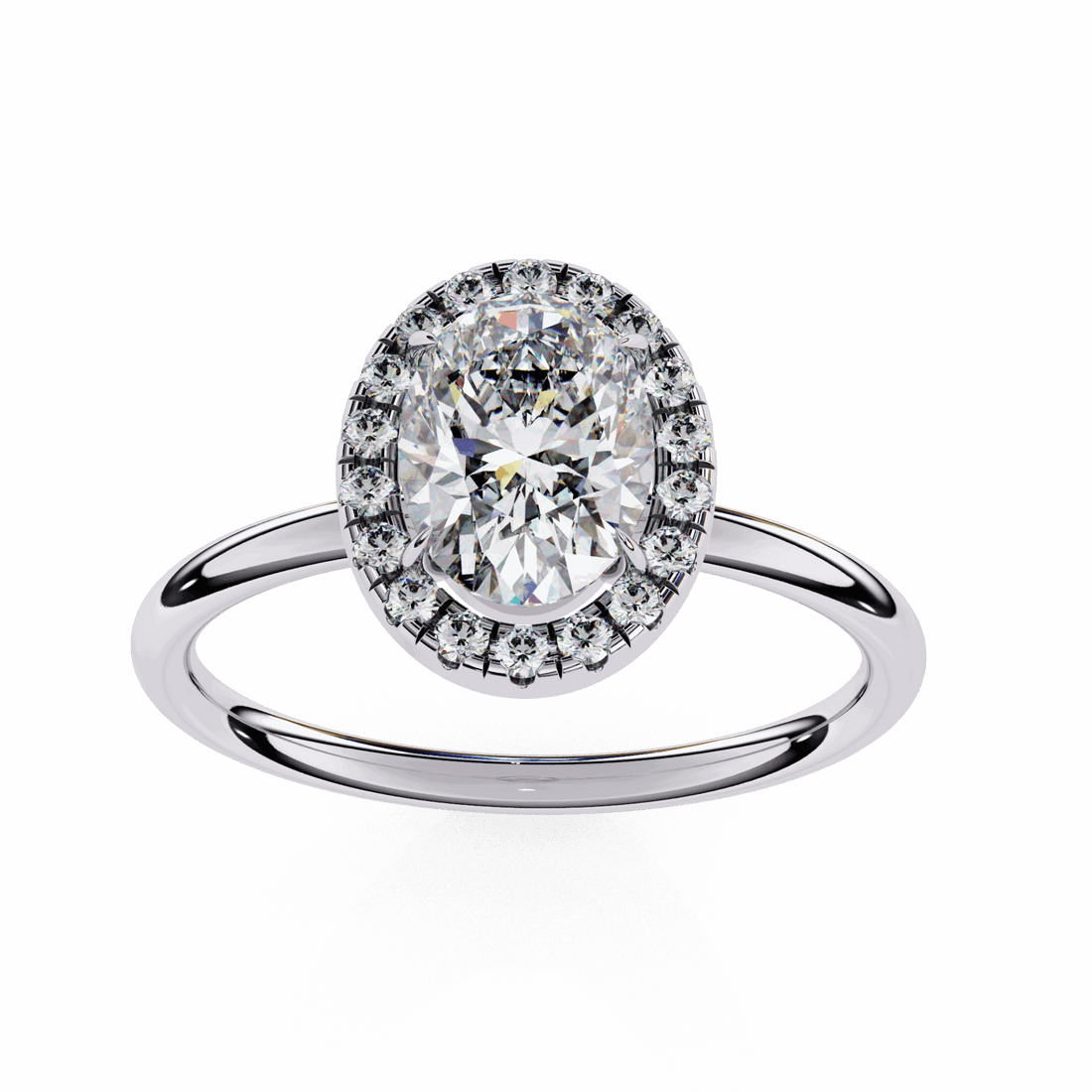 1.25 Carat Oval Legacy Solitaire Ring in Moissanite | House of Estara