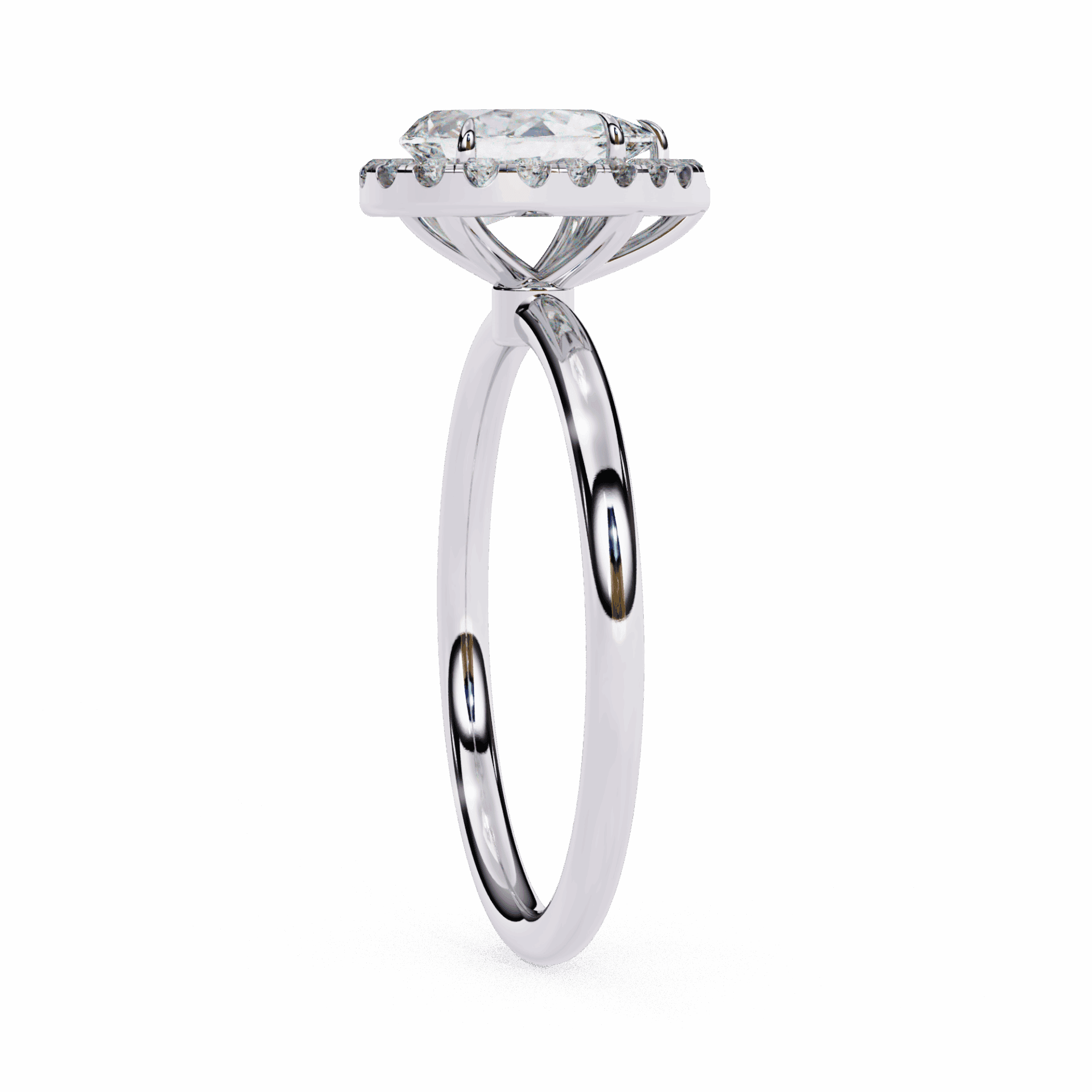 1.25 Carat Pear Legacy Solitaire Ring in Moissanite | House of Estara