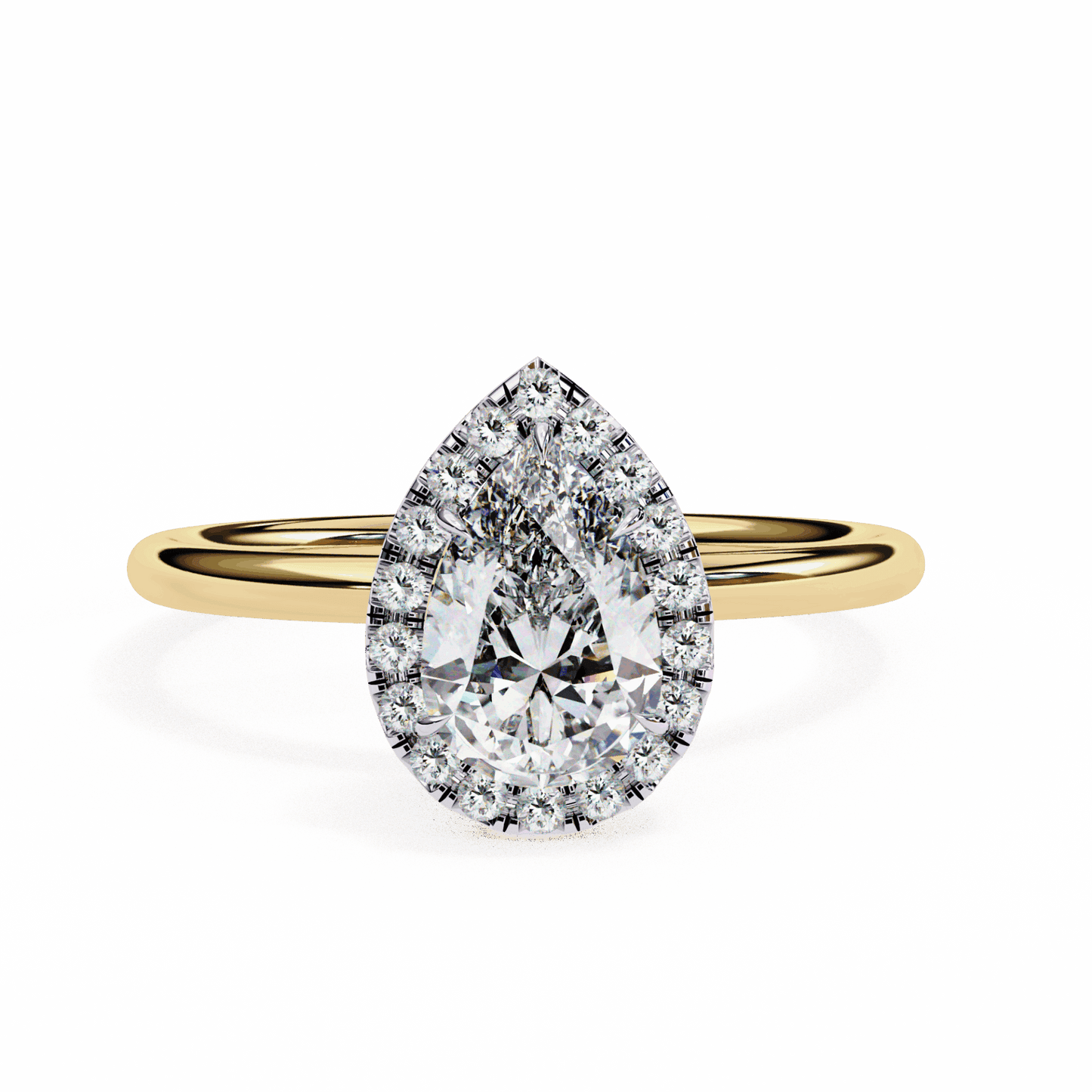 1.25 Carat Pear Legacy Solitaire Ring in Moissanite | House of Estara