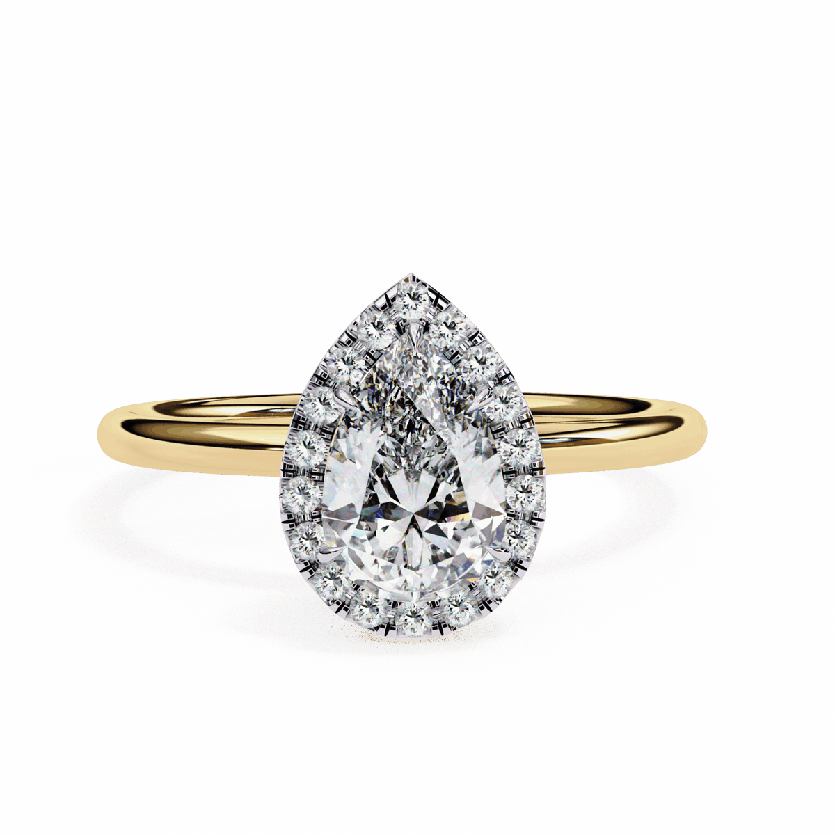 1.25 Carat Pear Legacy Solitaire Ring in Moissanite | House of Estara