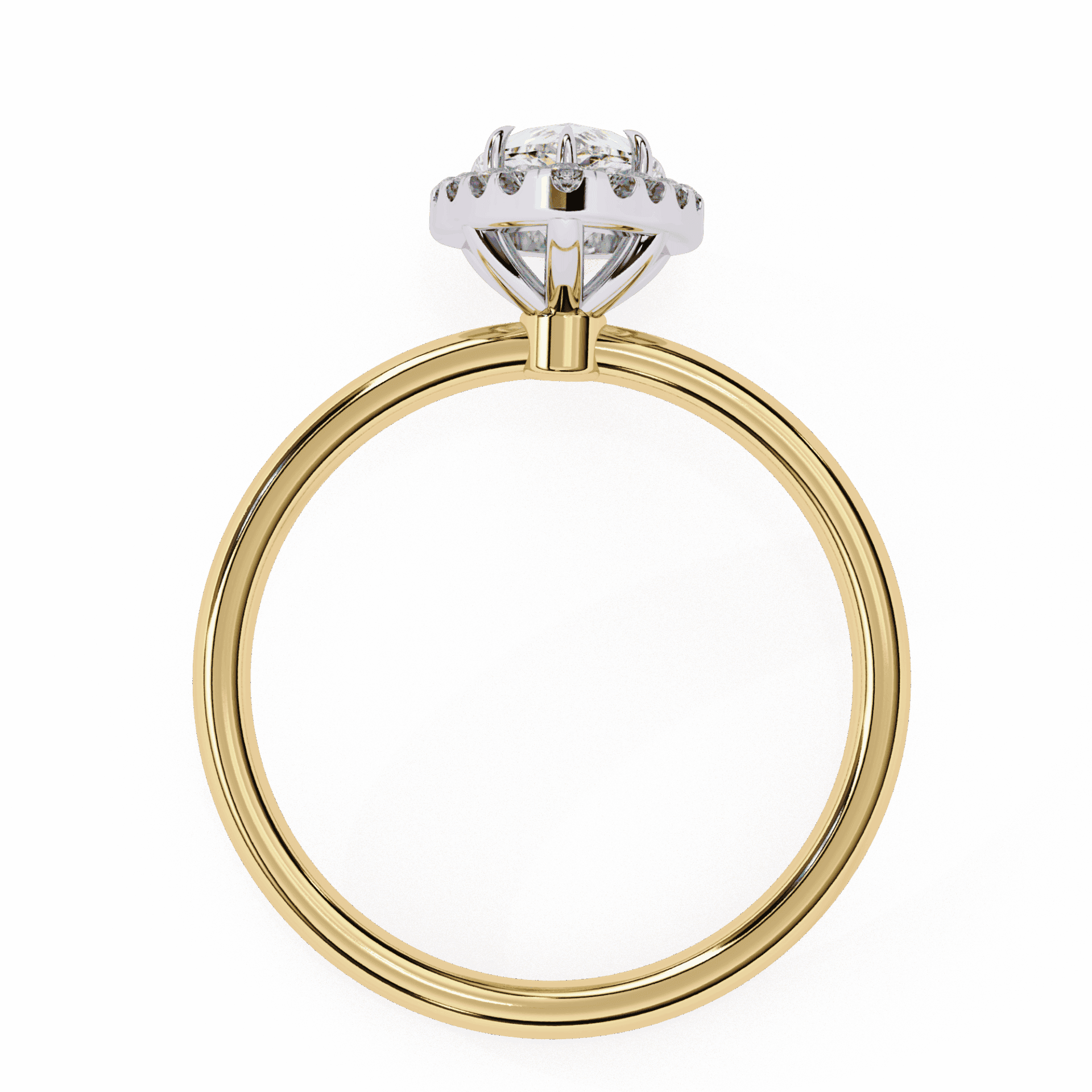 1.25 Carat Pear Legacy Solitaire Ring in Moissanite | House of Estara
