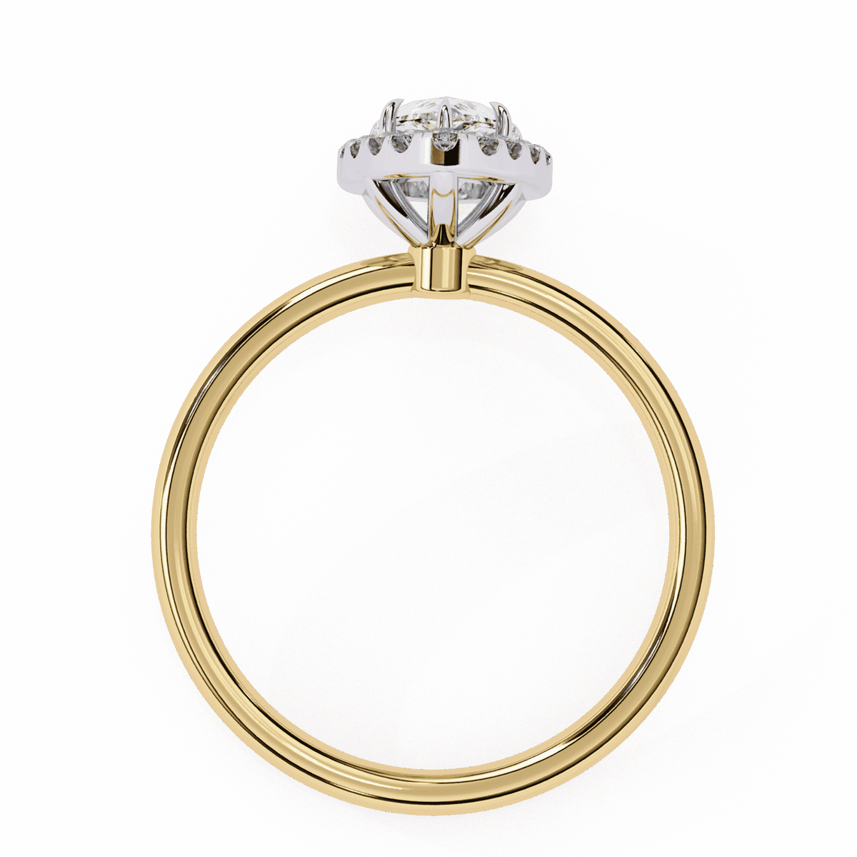1.25 Carat Pear Legacy Solitaire Ring in Moissanite | House of Estara