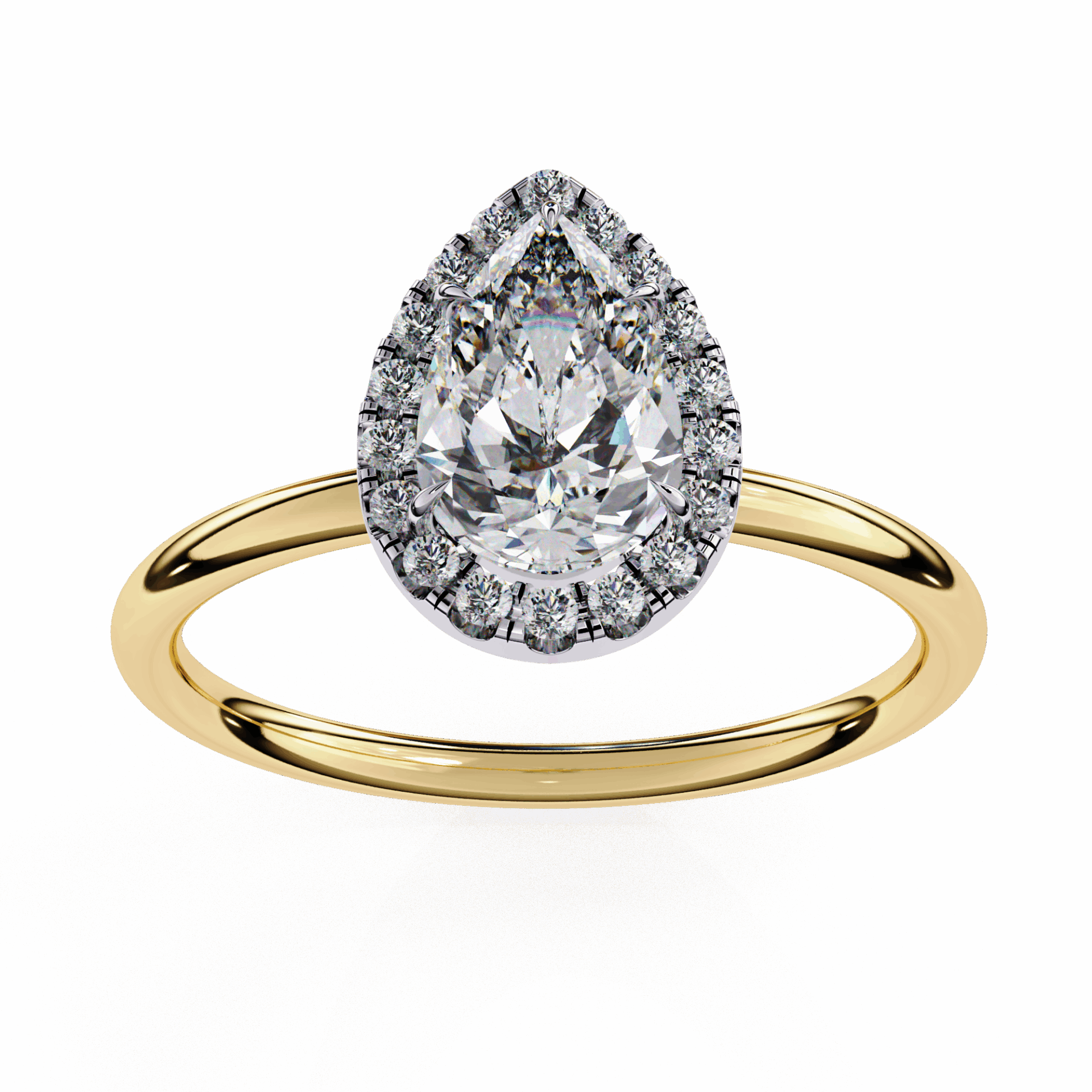 1.25 Carat Pear Legacy Solitaire Ring in Moissanite | House of Estara