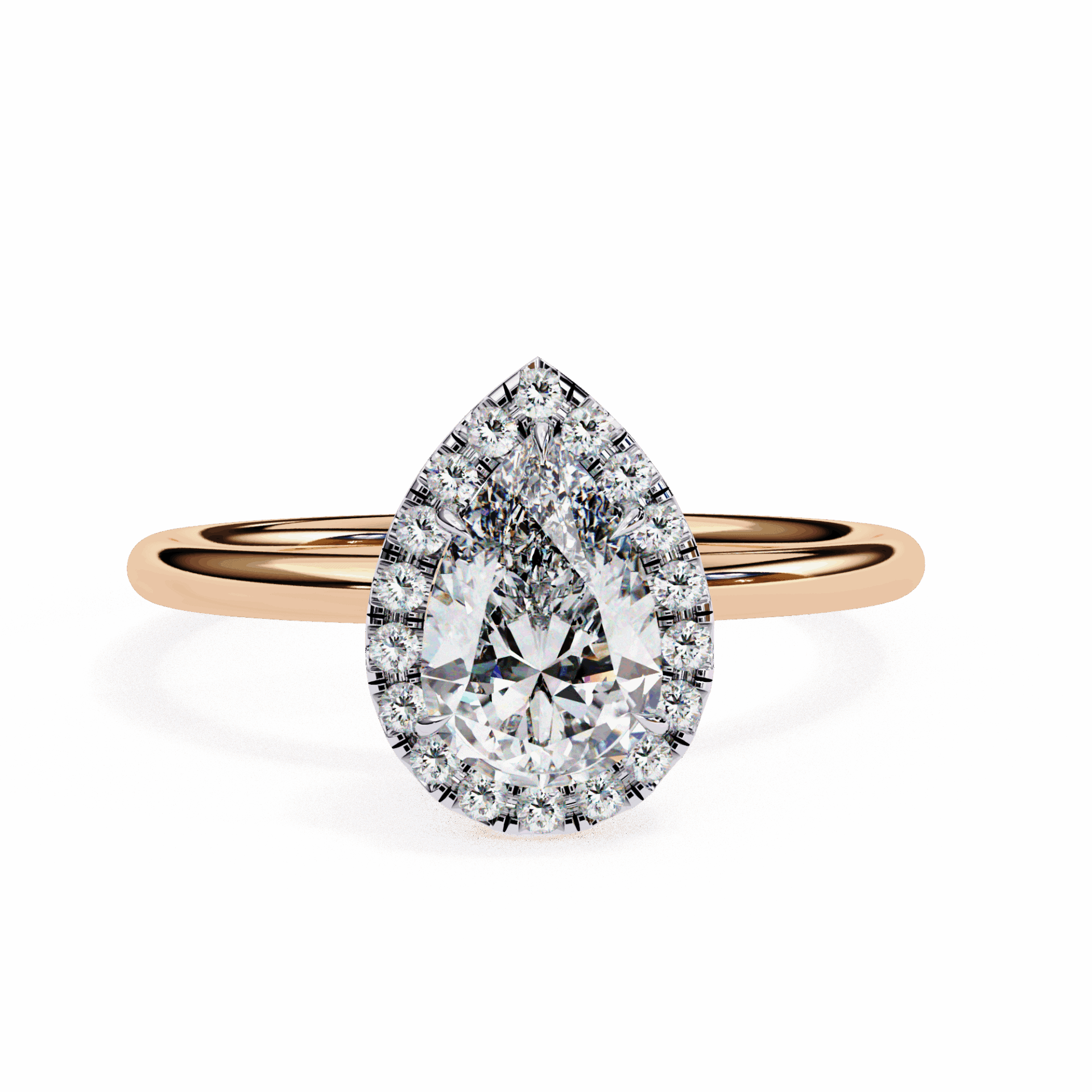 1.25 Carat Pear Legacy Solitaire Ring in Moissanite | House of Estara