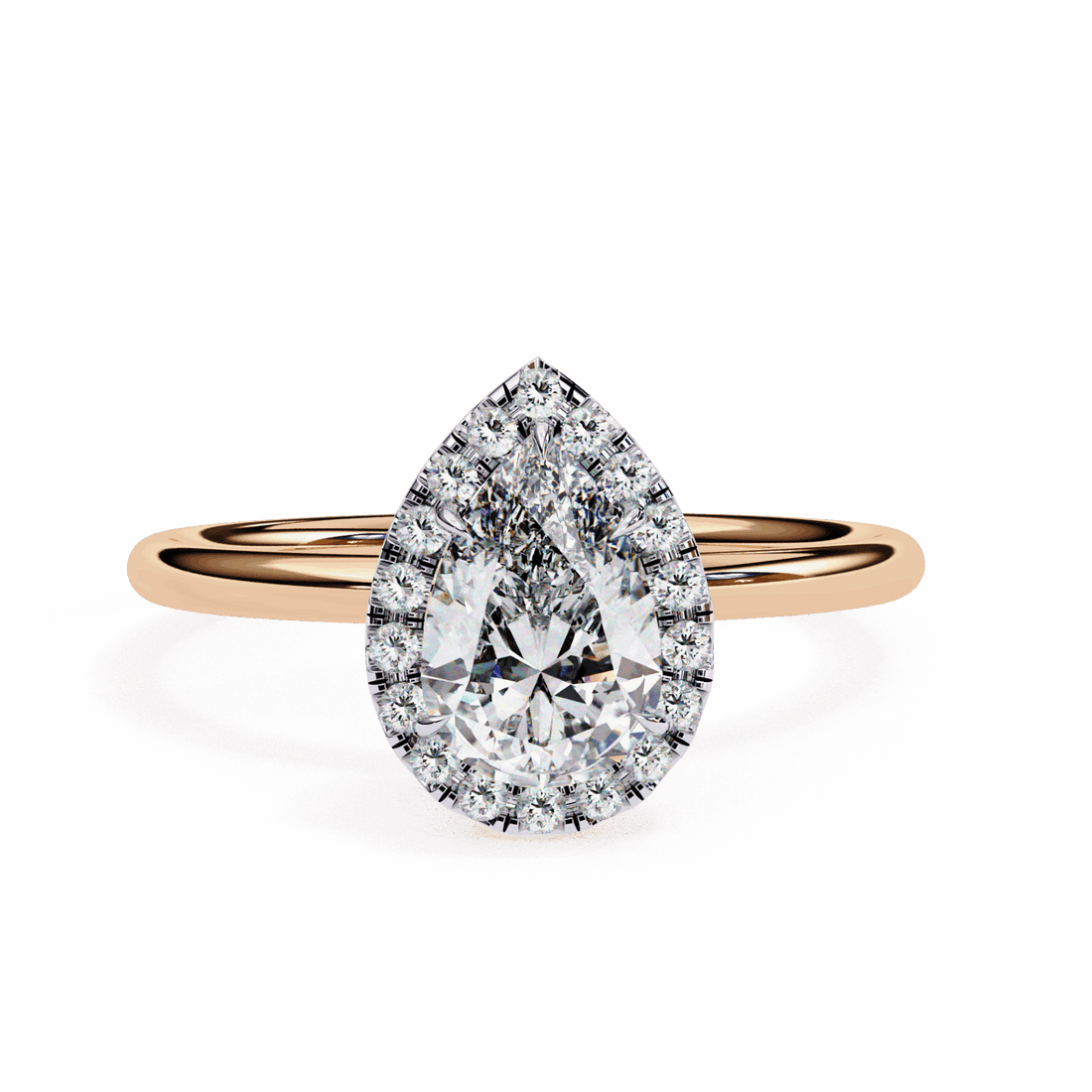 1.25 Carat Pear Legacy Solitaire Ring in Moissanite | House of Estara
