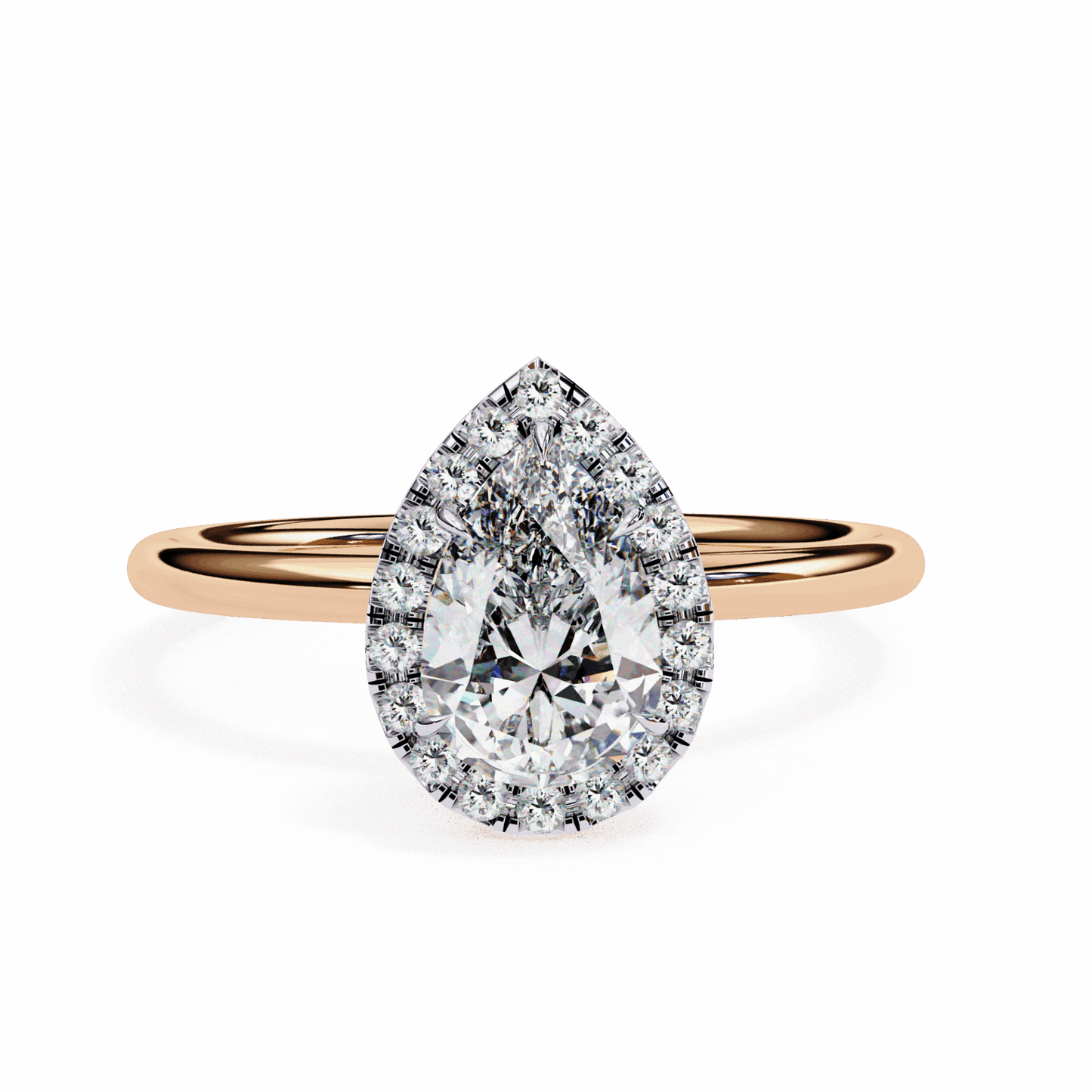1.25 Carat Pear Legacy Solitaire Ring in Moissanite | House of Estara