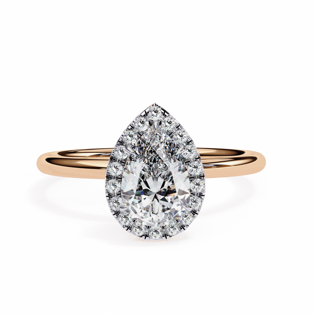 1.25 Carat Pear Legacy Solitaire Ring in Moissanite | House of Estara