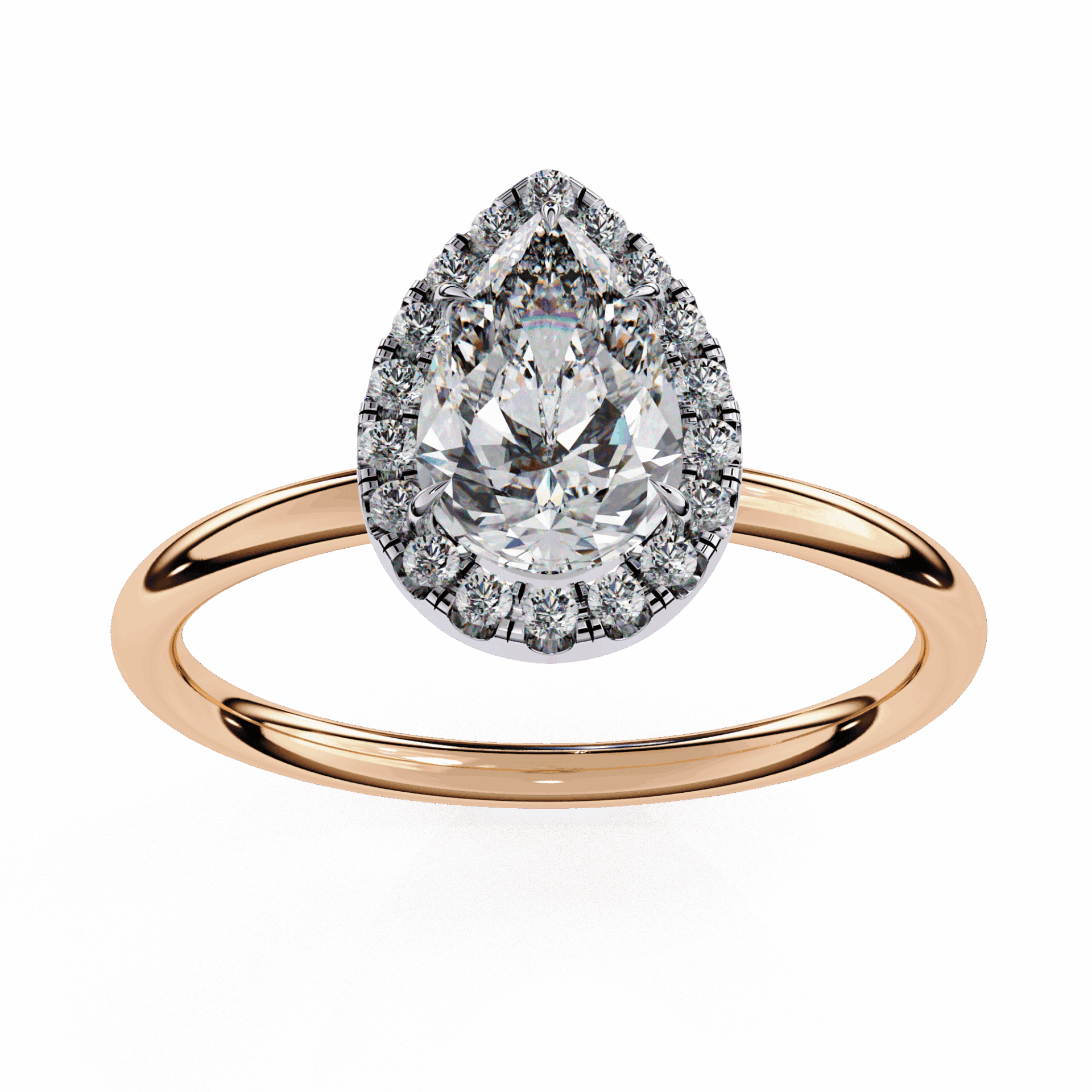 1.25 Carat Pear Legacy Solitaire Ring in Moissanite | House of Estara