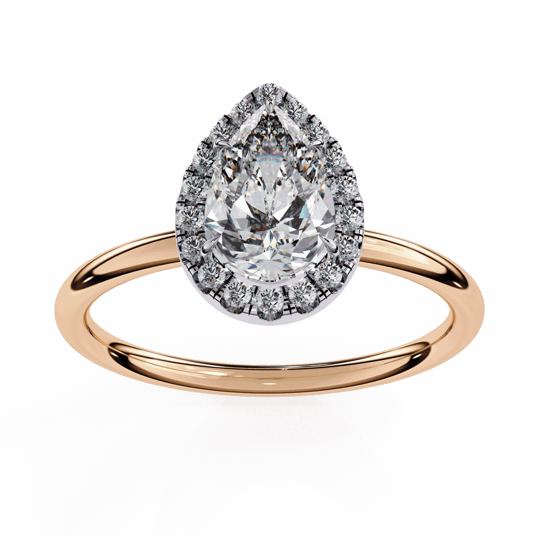1.25 Carat Pear Legacy Solitaire Ring in Moissanite | House of Estara
