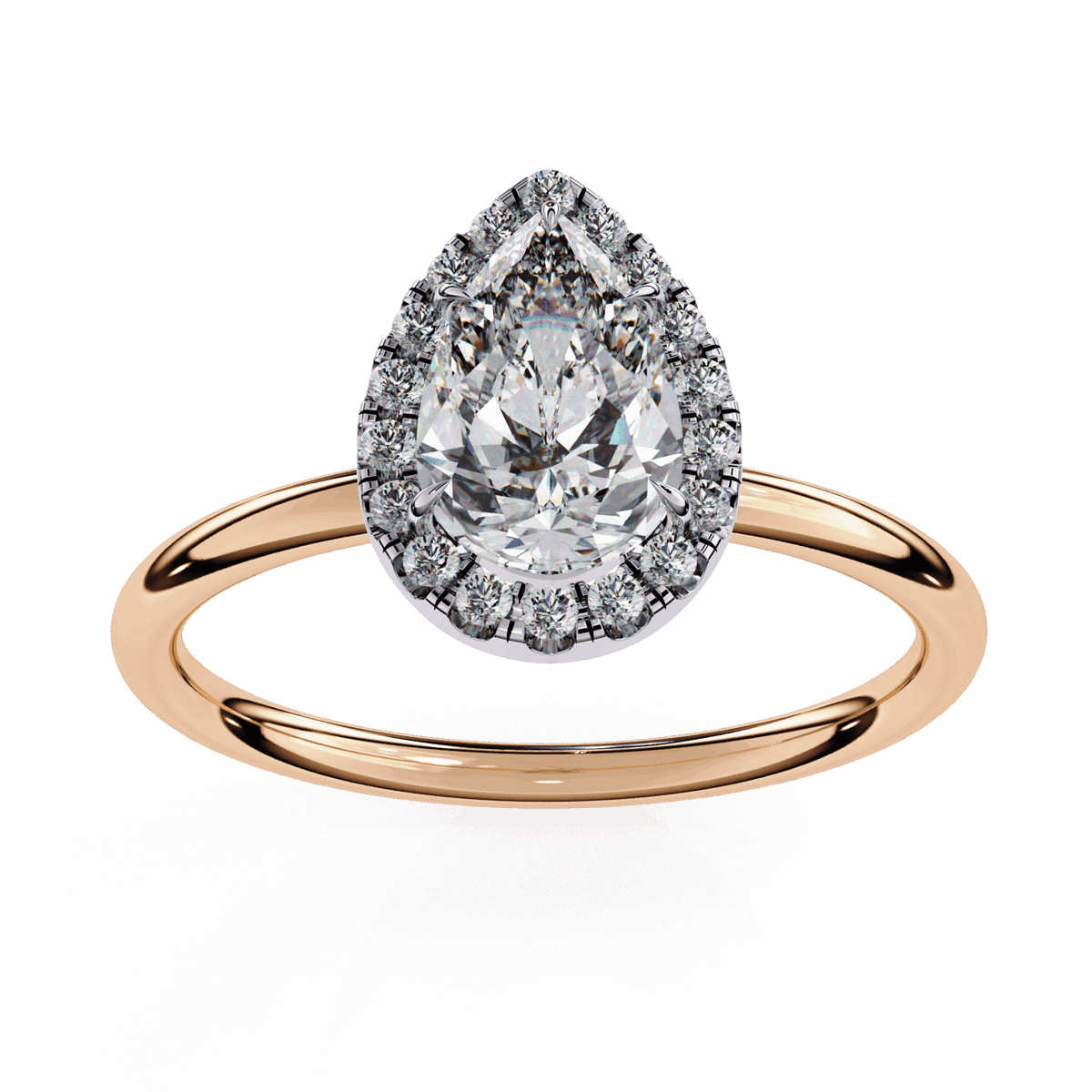1.25 Carat Pear Legacy Solitaire Ring in Moissanite | House of Estara
