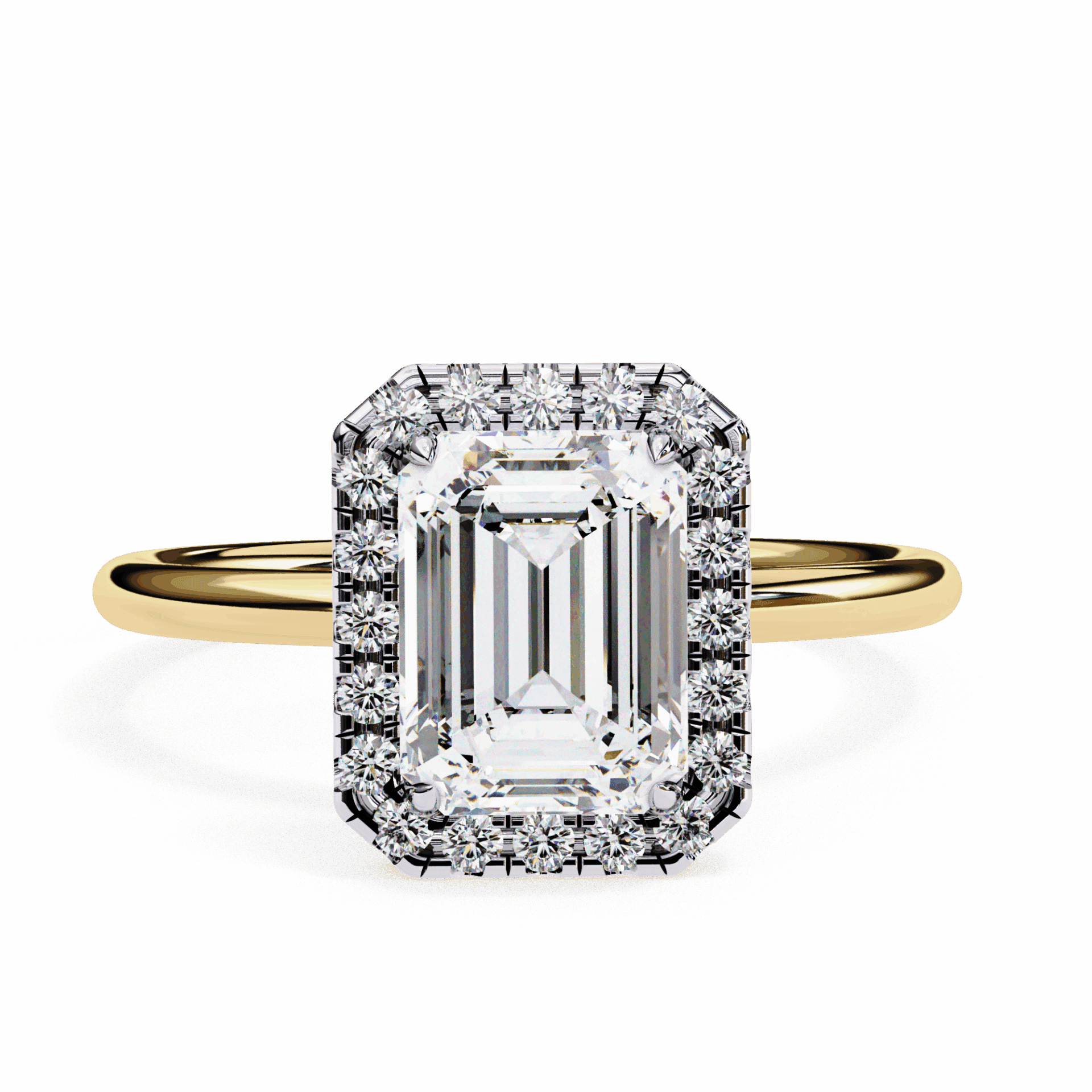 1.75 Carat Emerald Legacy Solitaire Ring in Moissanite | House of Estara