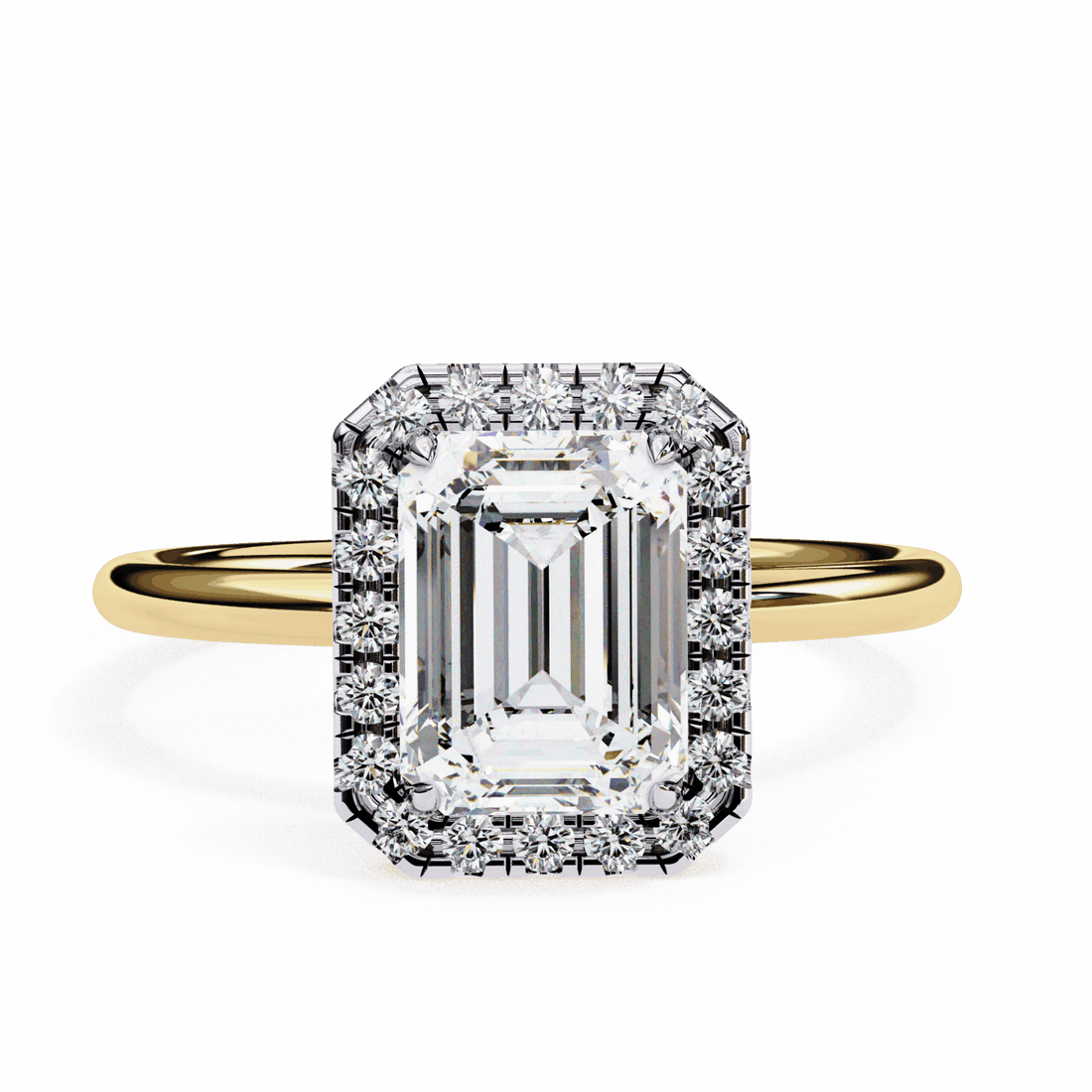 1.75 Carat Emerald Legacy Solitaire Ring in Moissanite | House of Estara