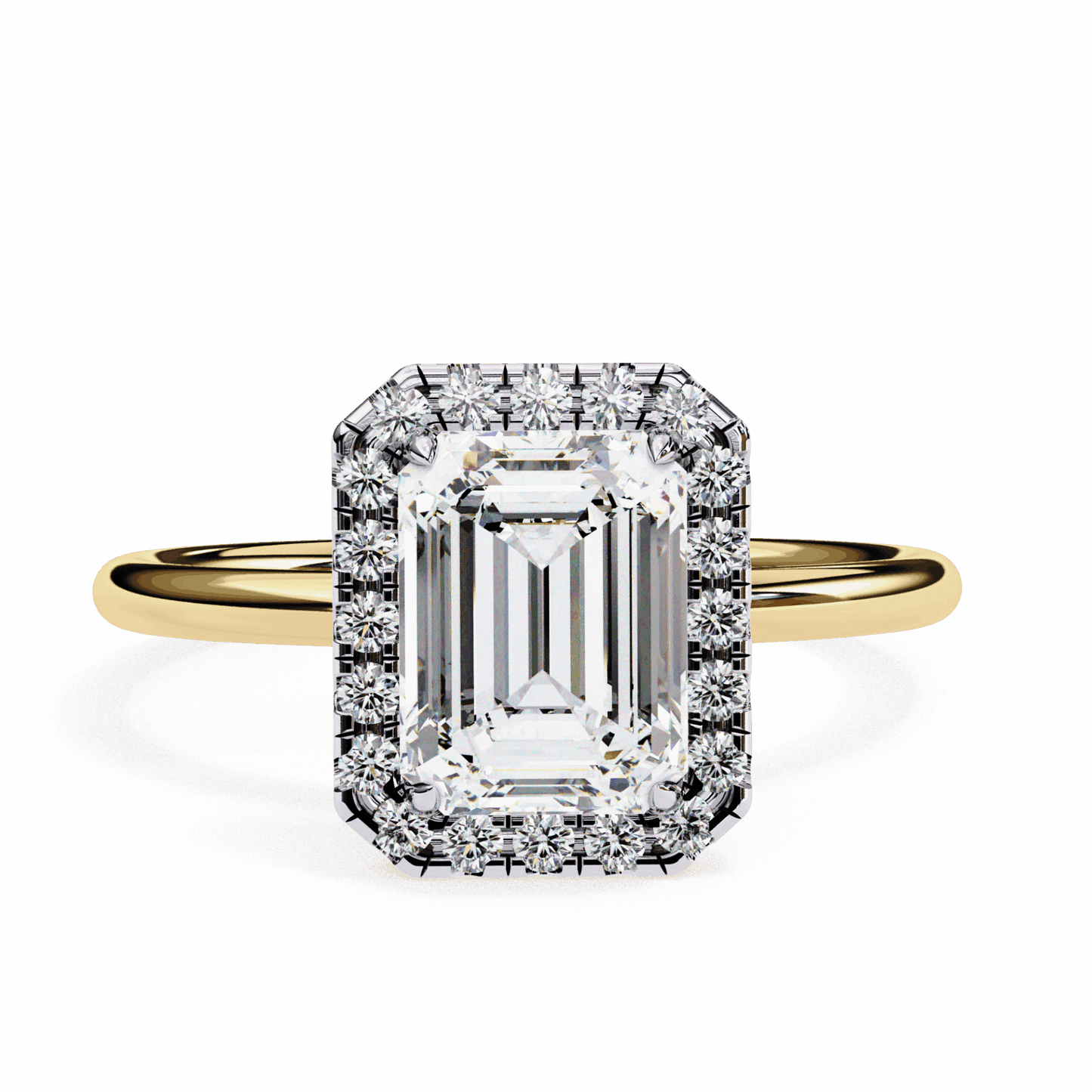 1.75 Carat Emerald Legacy Solitaire Ring in Moissanite | House of Estara