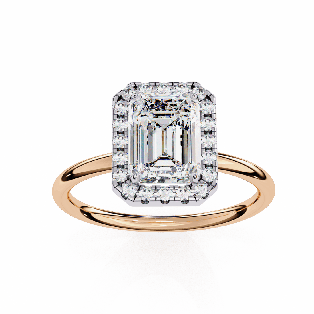 1.75 Carat Emerald Legacy Solitaire Ring in Moissanite | House of Estara