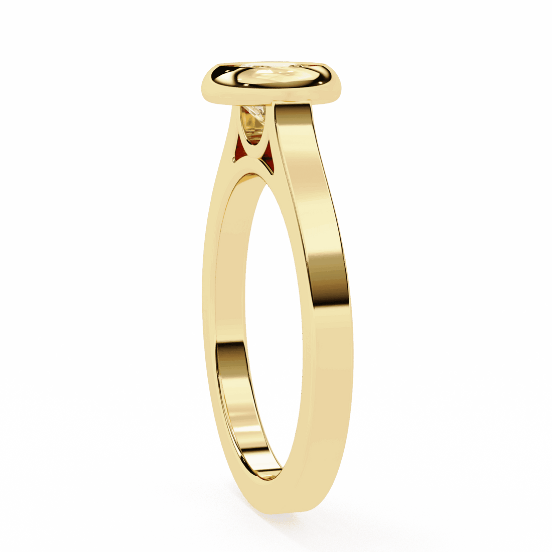 0.75 Carat Round Minimalist Solitaire Engagement Ring in Moissanite | House of Estara
