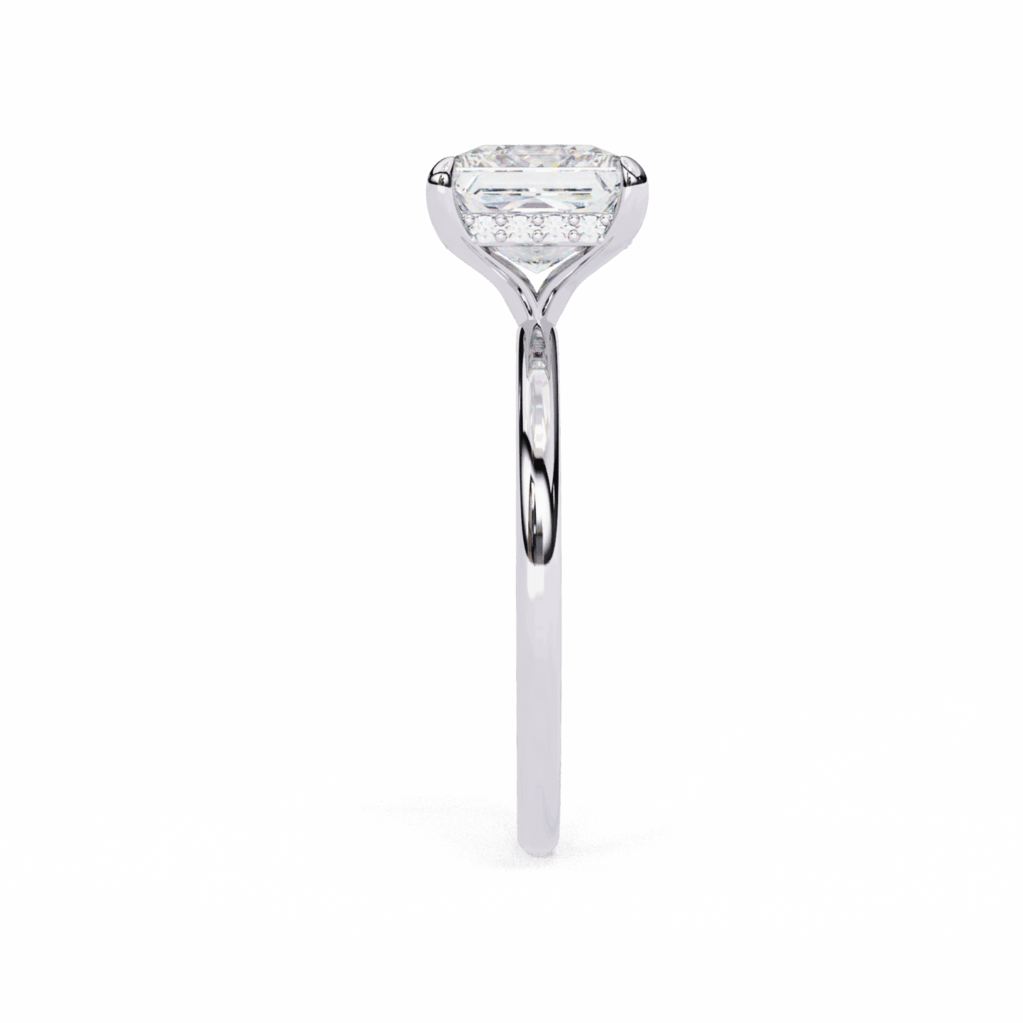 2.25 Carat Princess Eternal Solitaire Wedding Ring in Moissanite | House of Estara