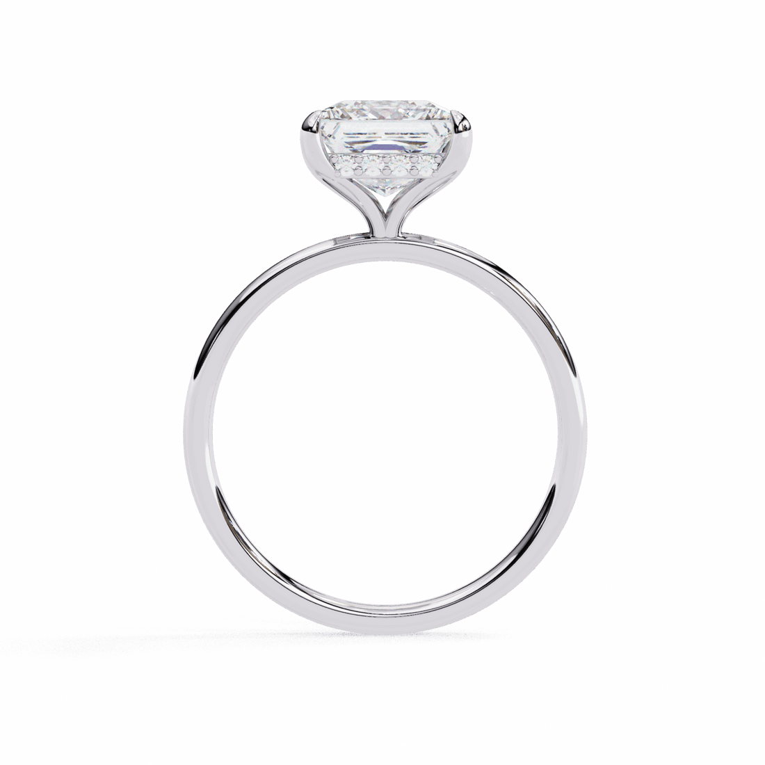 2.25 Carat Princess Eternal Solitaire Wedding Ring in Moissanite | House of Estara