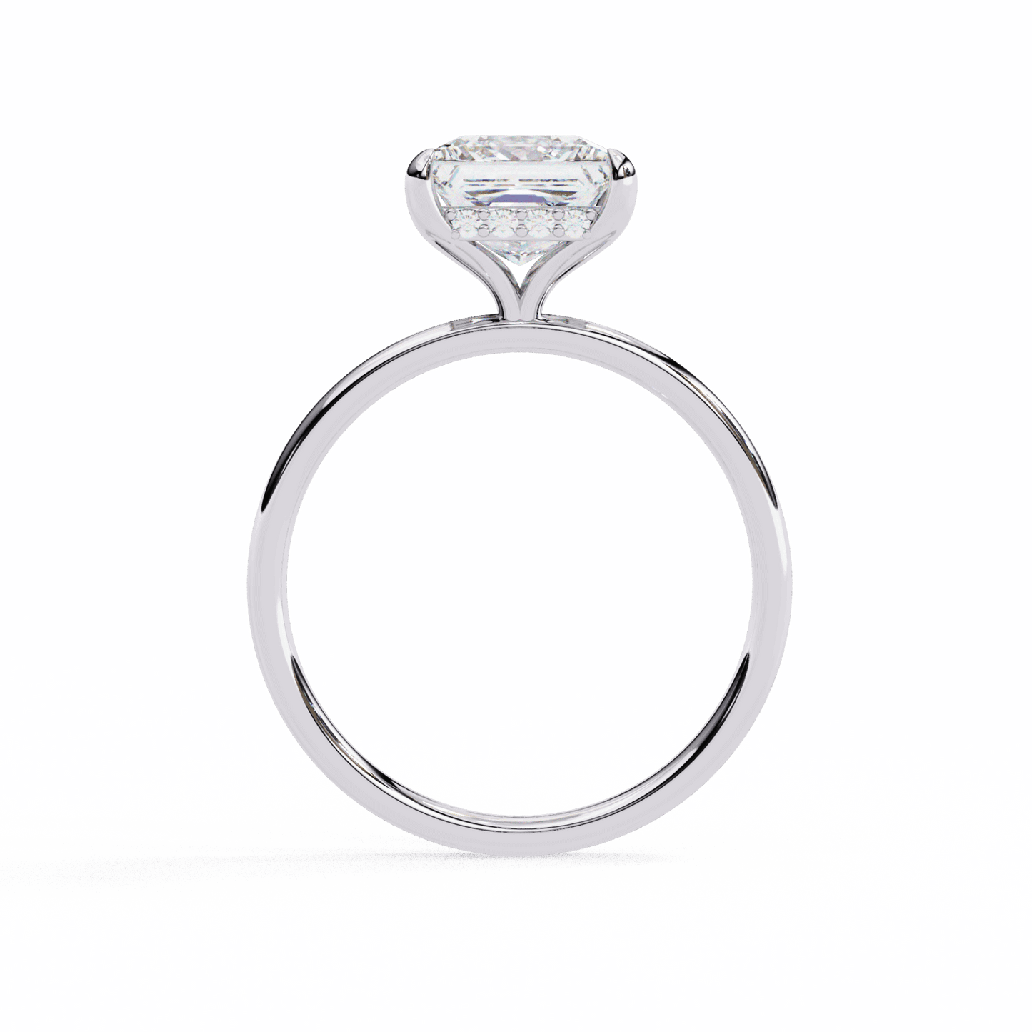 2.25 Carat Princess Eternal Solitaire Wedding Ring in Moissanite | House of Estara