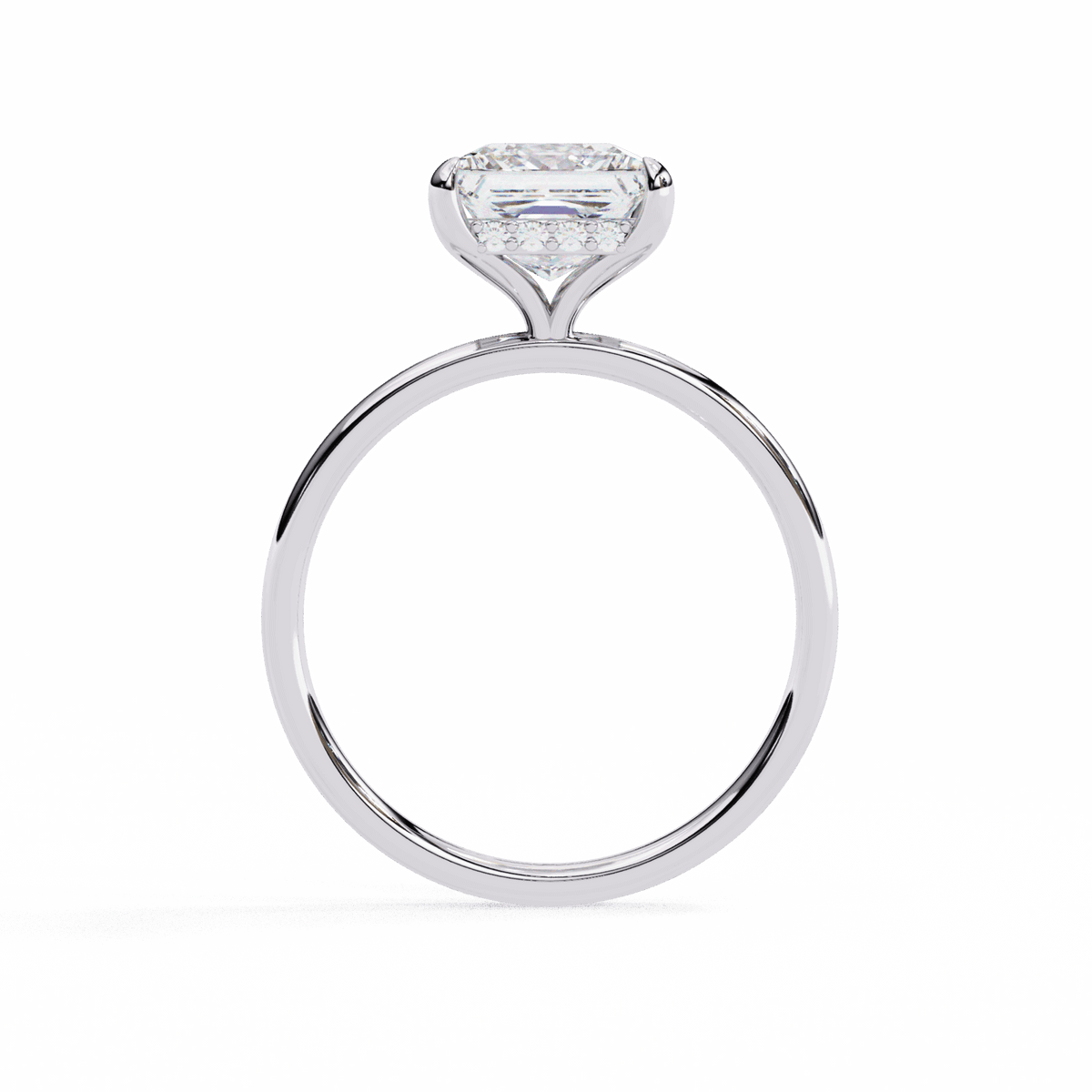 2.25 Carat Princess Eternal Solitaire Wedding Ring in Moissanite | House of Estara