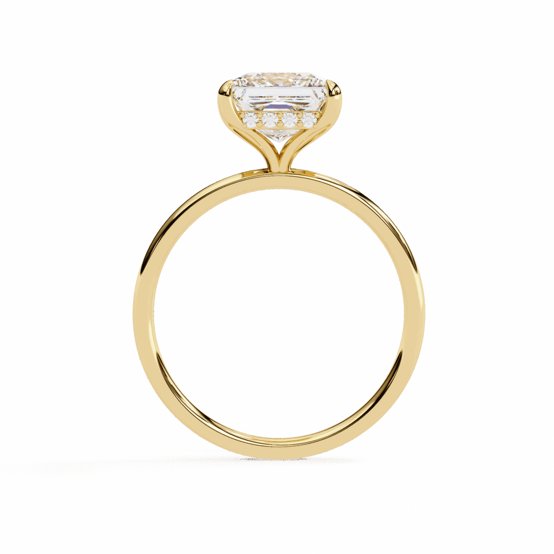 2.25 Carat Princess Eternal Solitaire Wedding Ring in Moissanite | House of Estara